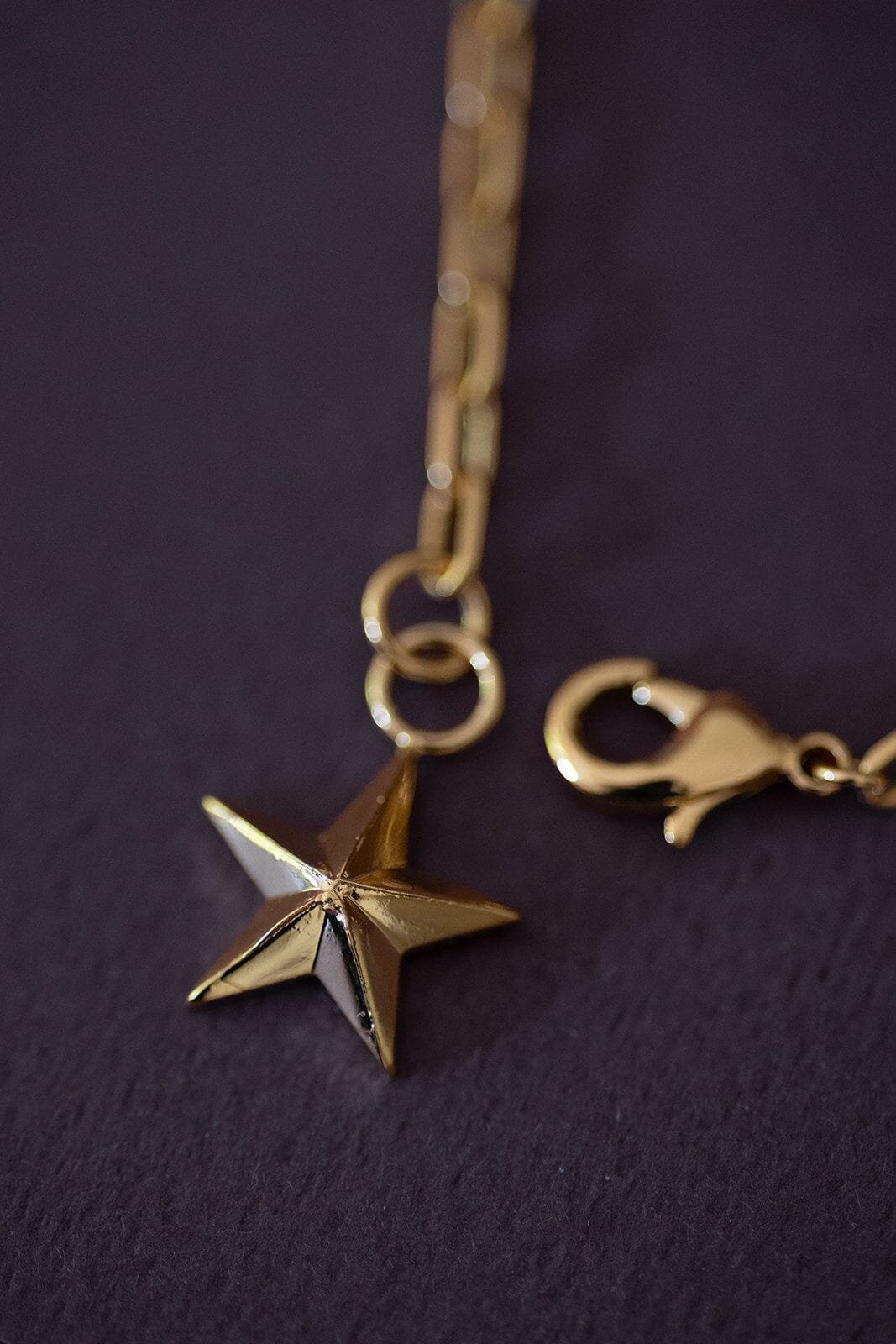 Maxi silver-plated star necklace MONSIEUR SIMONE Golden
