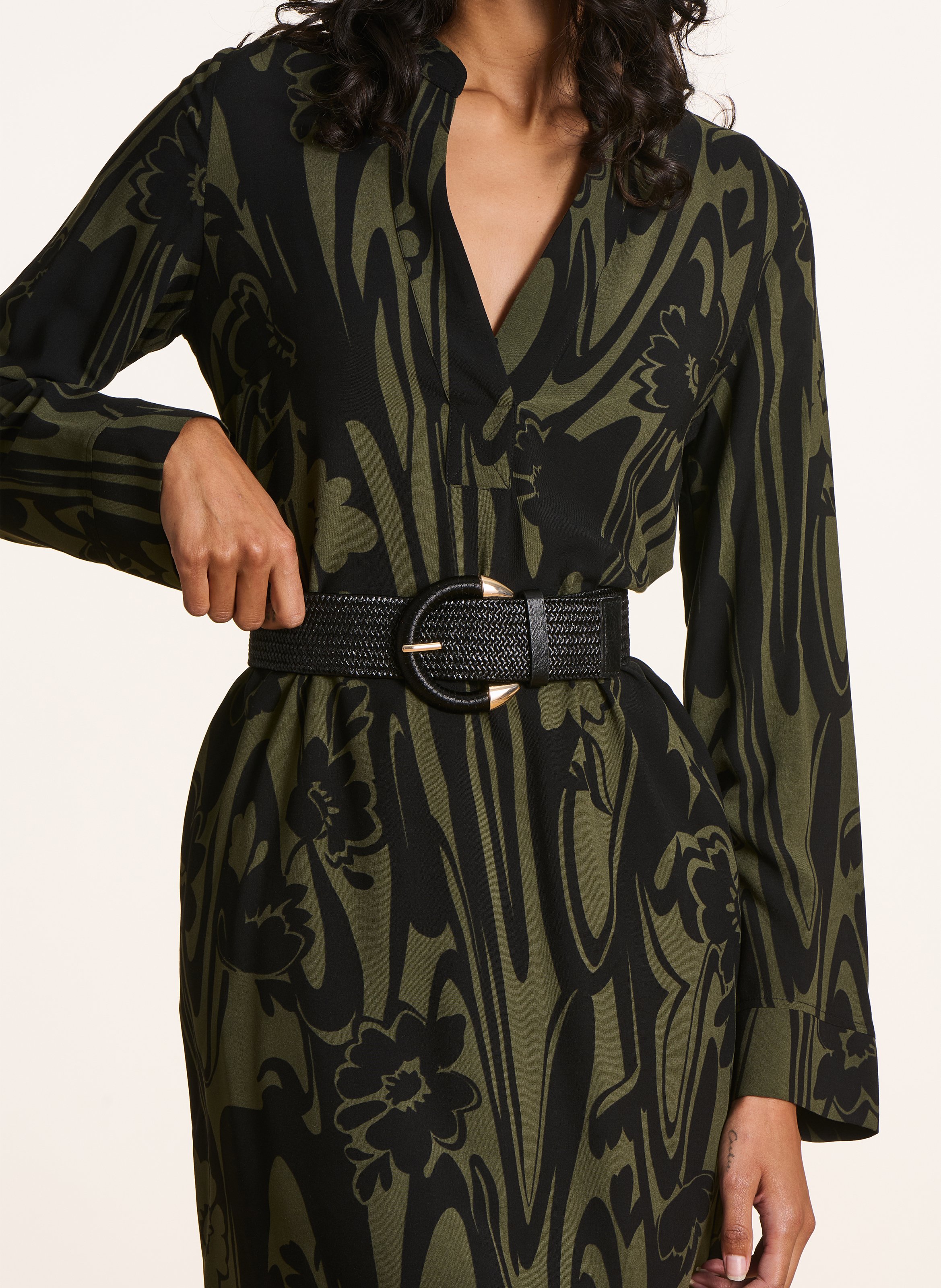 Belt with buckle LA FEE MARABOUTEE Black