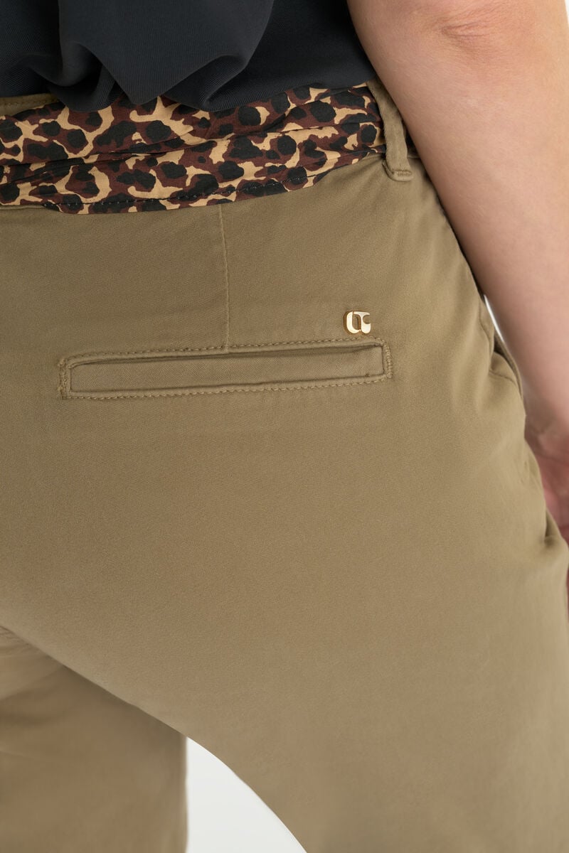 Carrot trousers LE TEMPS DES CERISES Khaki