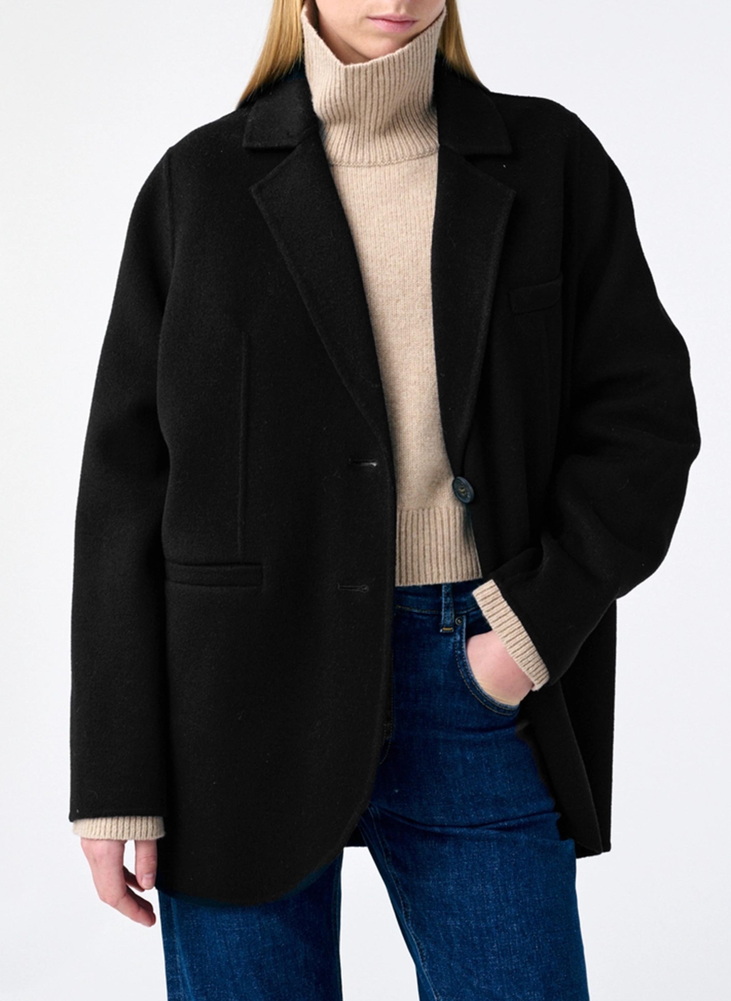 Jasje met reverskraag | wolblend VANESSA BRUNO