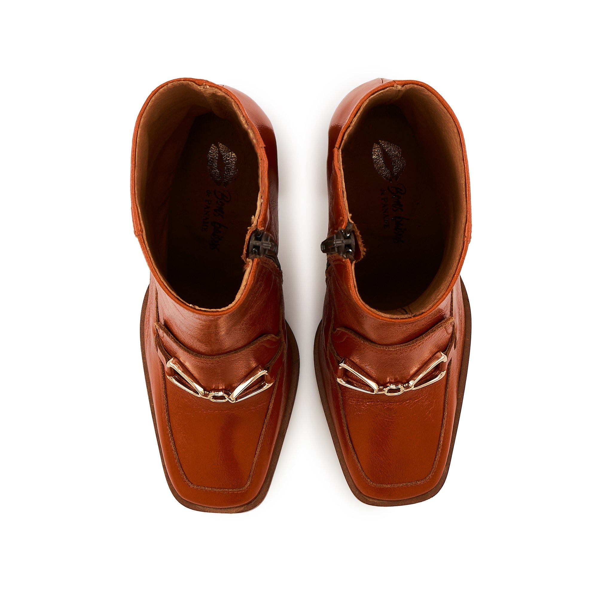 Eddie leather BONS BAISERS PARIS Brown