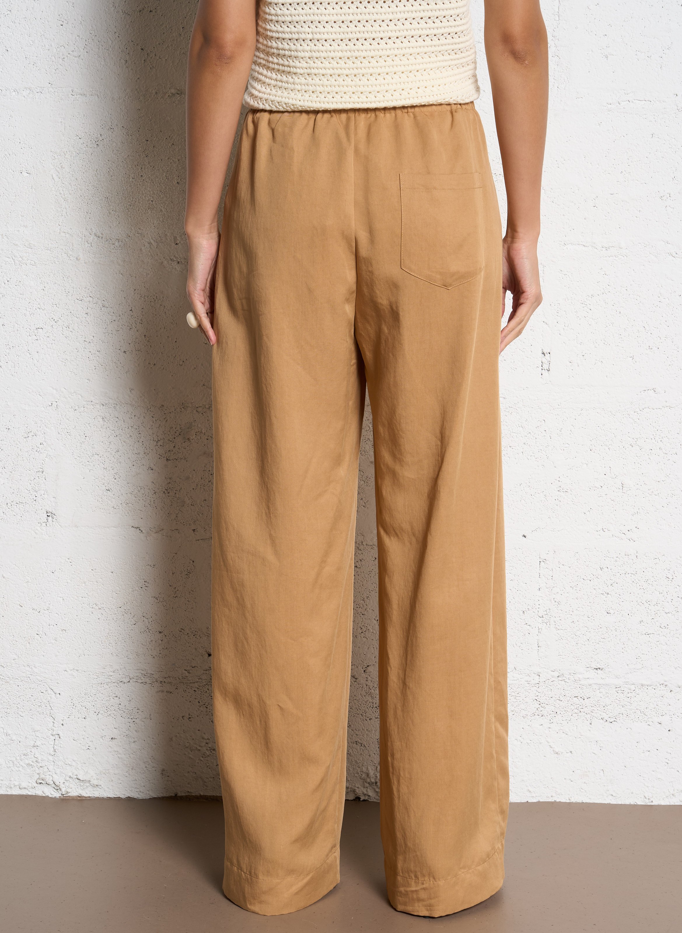 Pantalon large  SUNCOO Beige