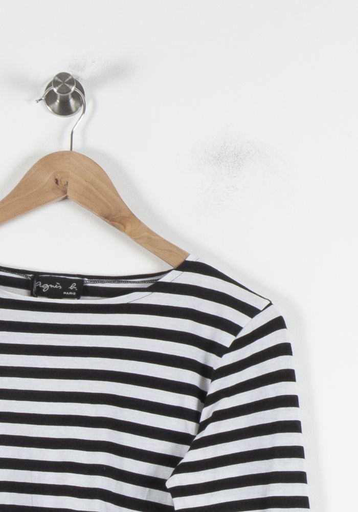 Tommy Badge T-shirt AGNES B. - Seconde Main Multicolored