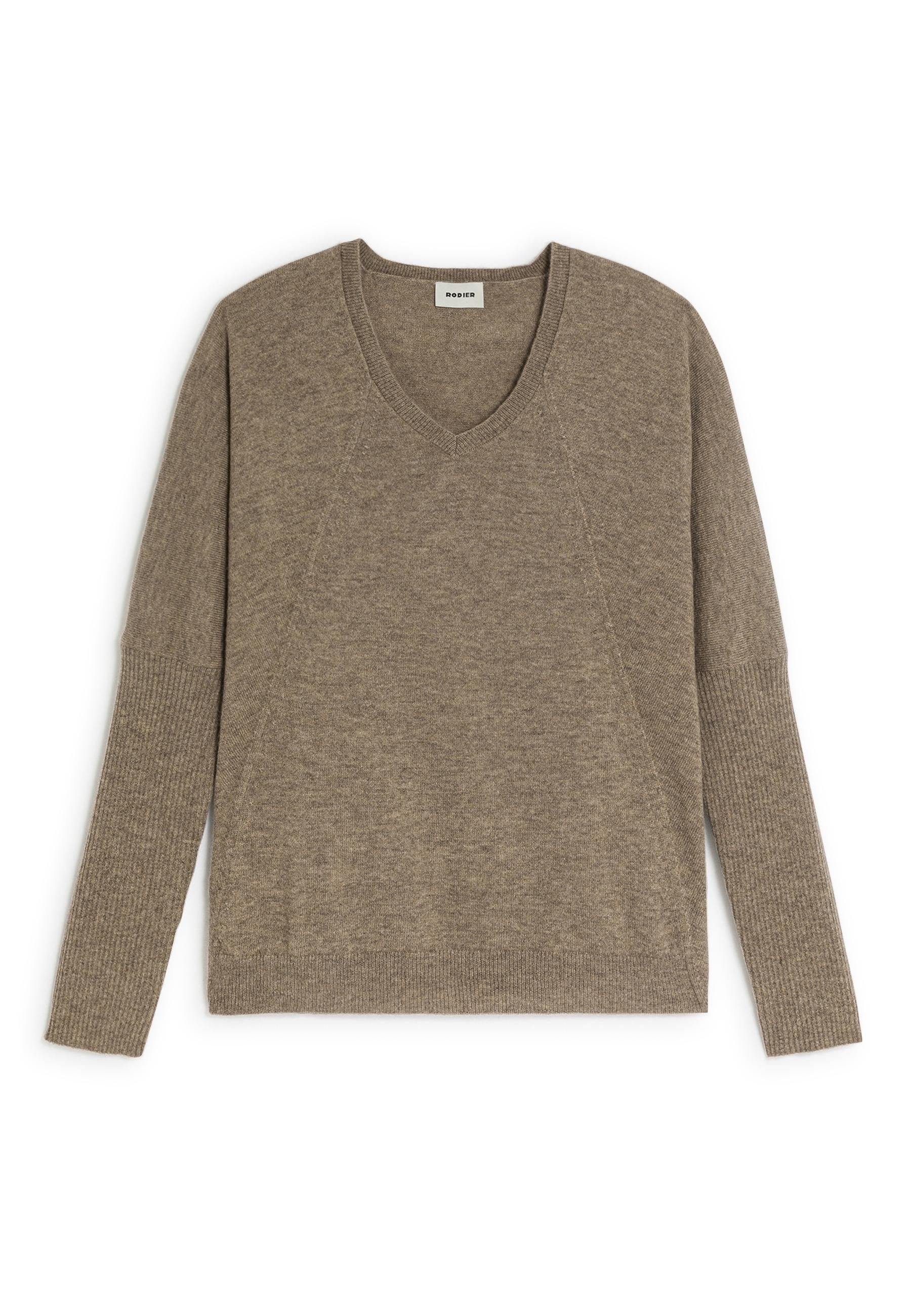 Oversized cashmere sweater RODIER Beige