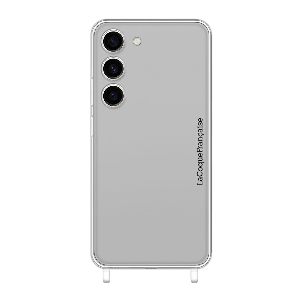 Coque de téléphone avec anneaux pour galaxy s23 plus LA COQUE FRANCAISE Argent