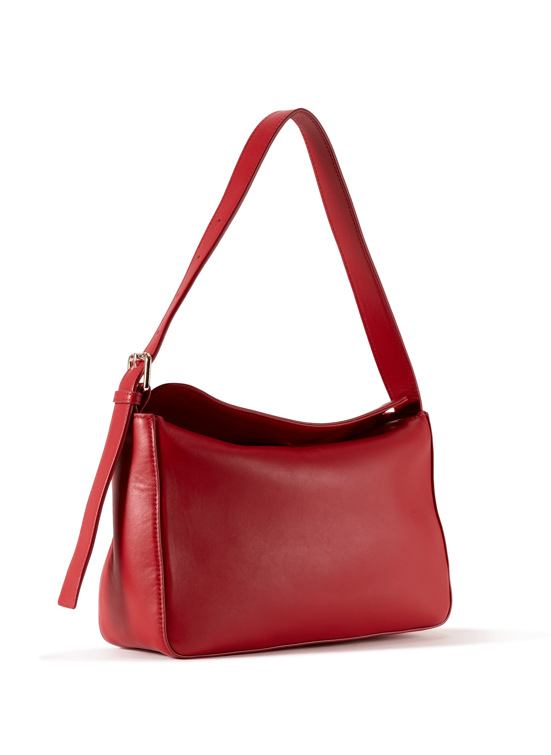 Bowlingtas van nerfleer met rits SAISON 1865 Rood