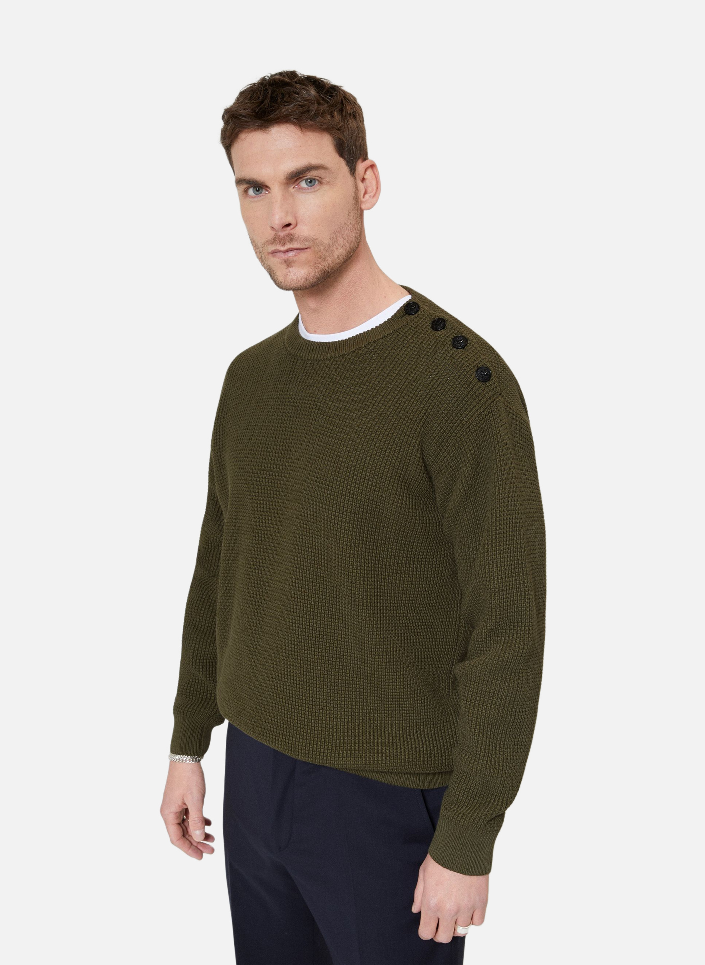 Button-up sweater THE KOOPLES Green