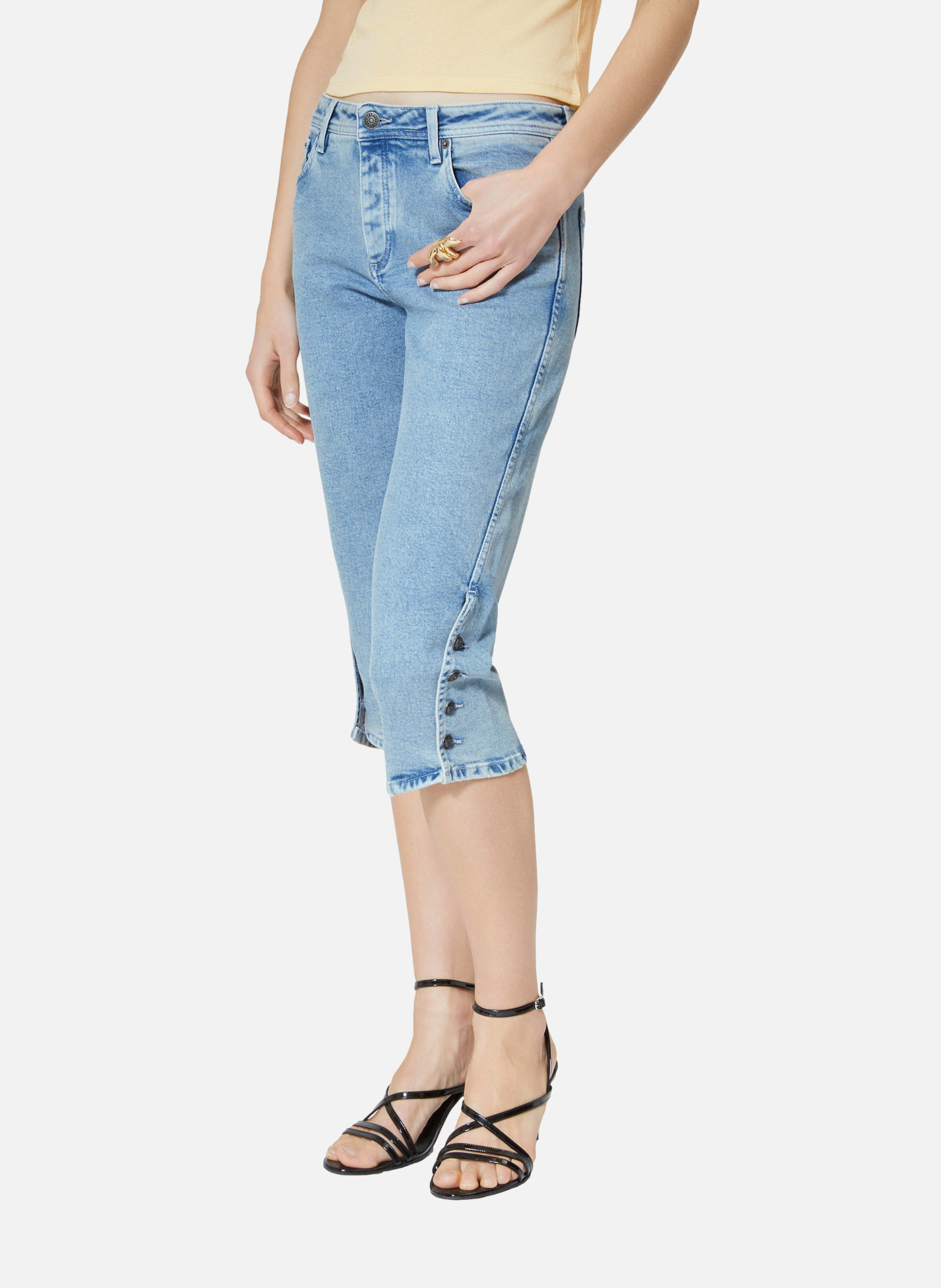 Capri en denim THE KOOPLES Bleu