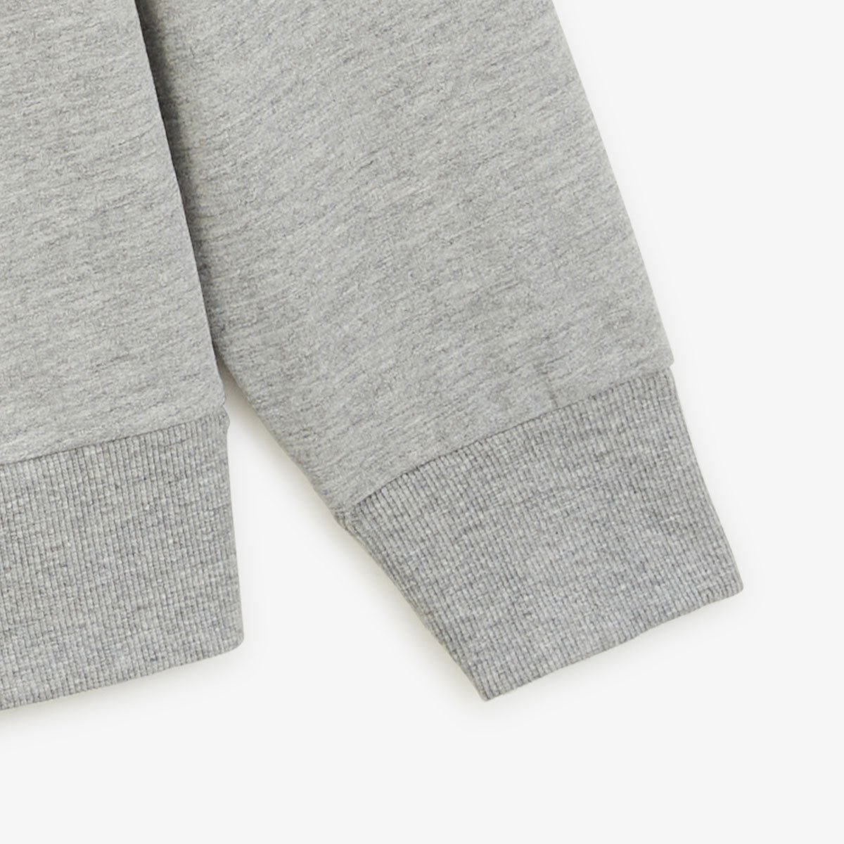 Round neck sweatshirt in old dye cotton SERGE BLANCO Grey