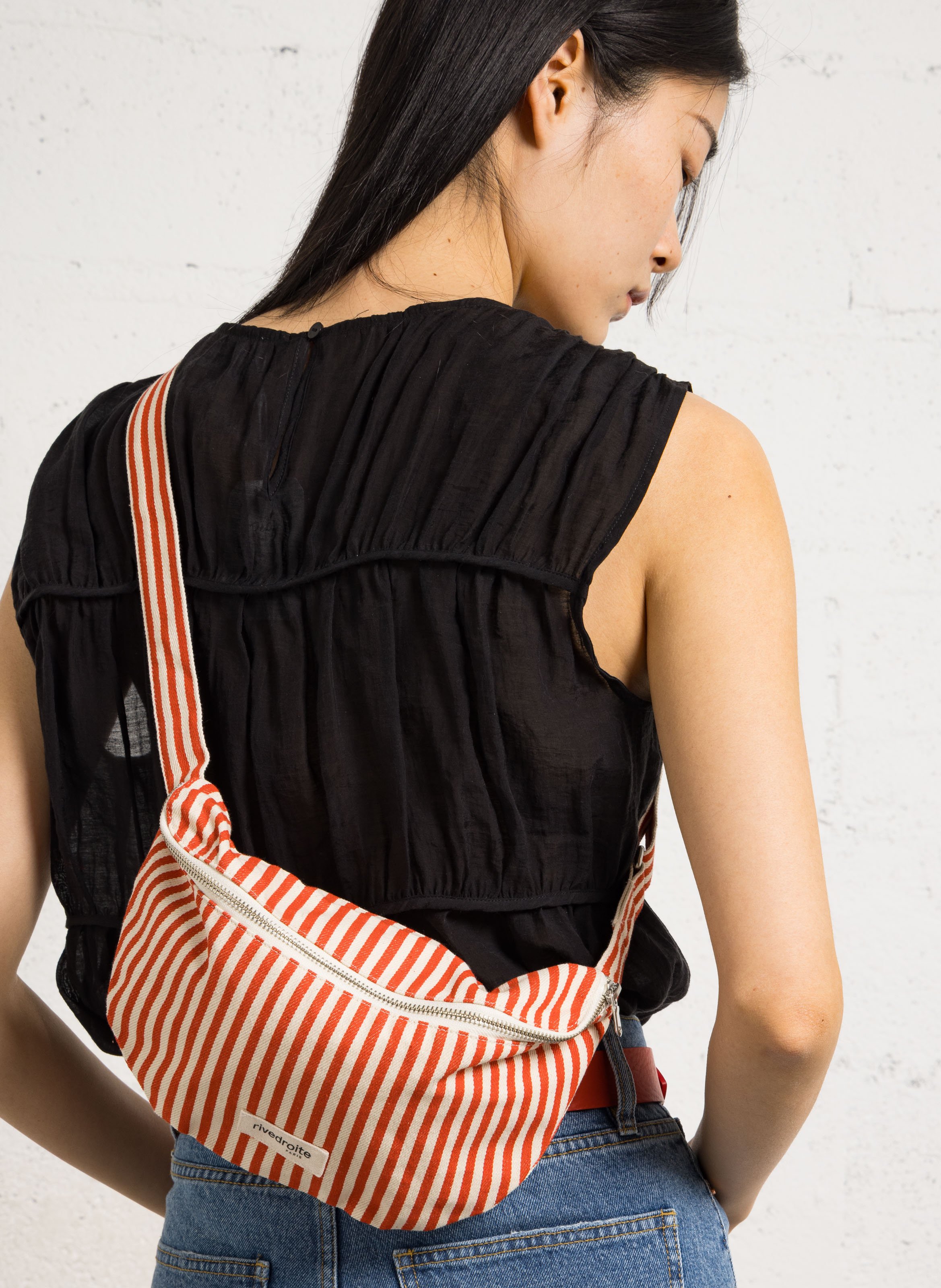 Denim waist bag RIVEDROITE PARIS Multicolored