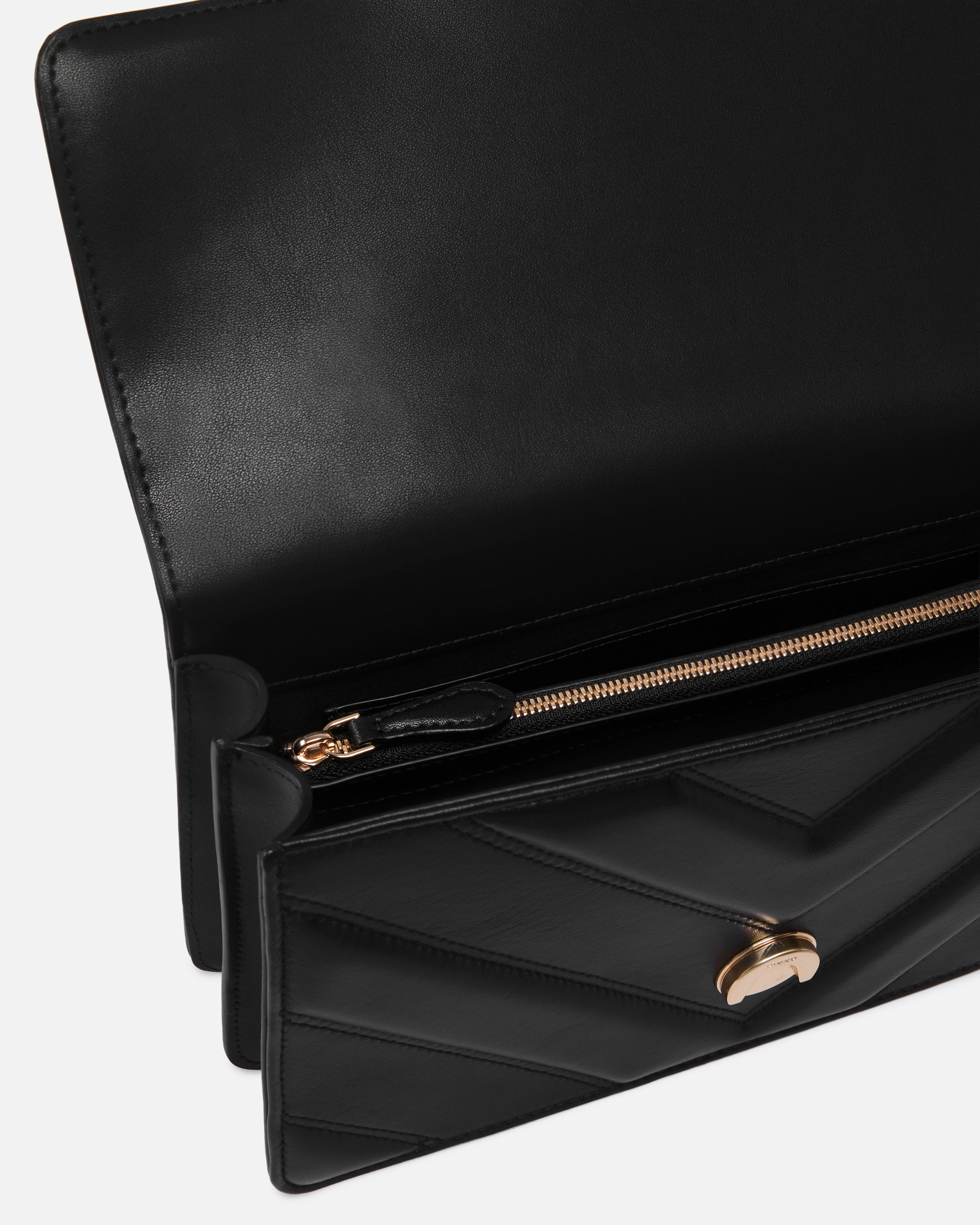 Sac porté épaule moyen love bag one en cuir et cuir nappa à chevrons et triple chaîne PINKO Multicolore