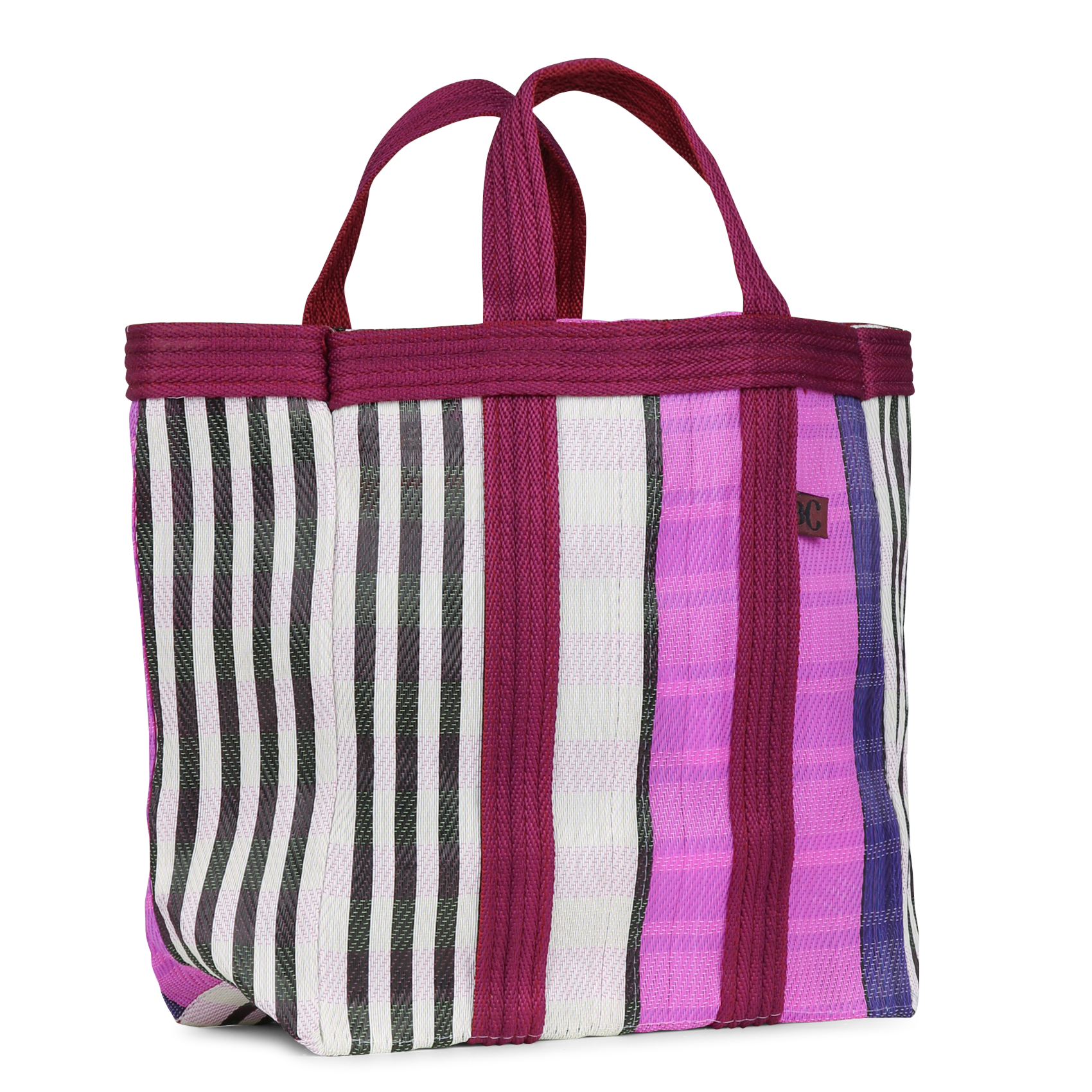 Sac shopping multicolores BABACHIC BAGS Rose