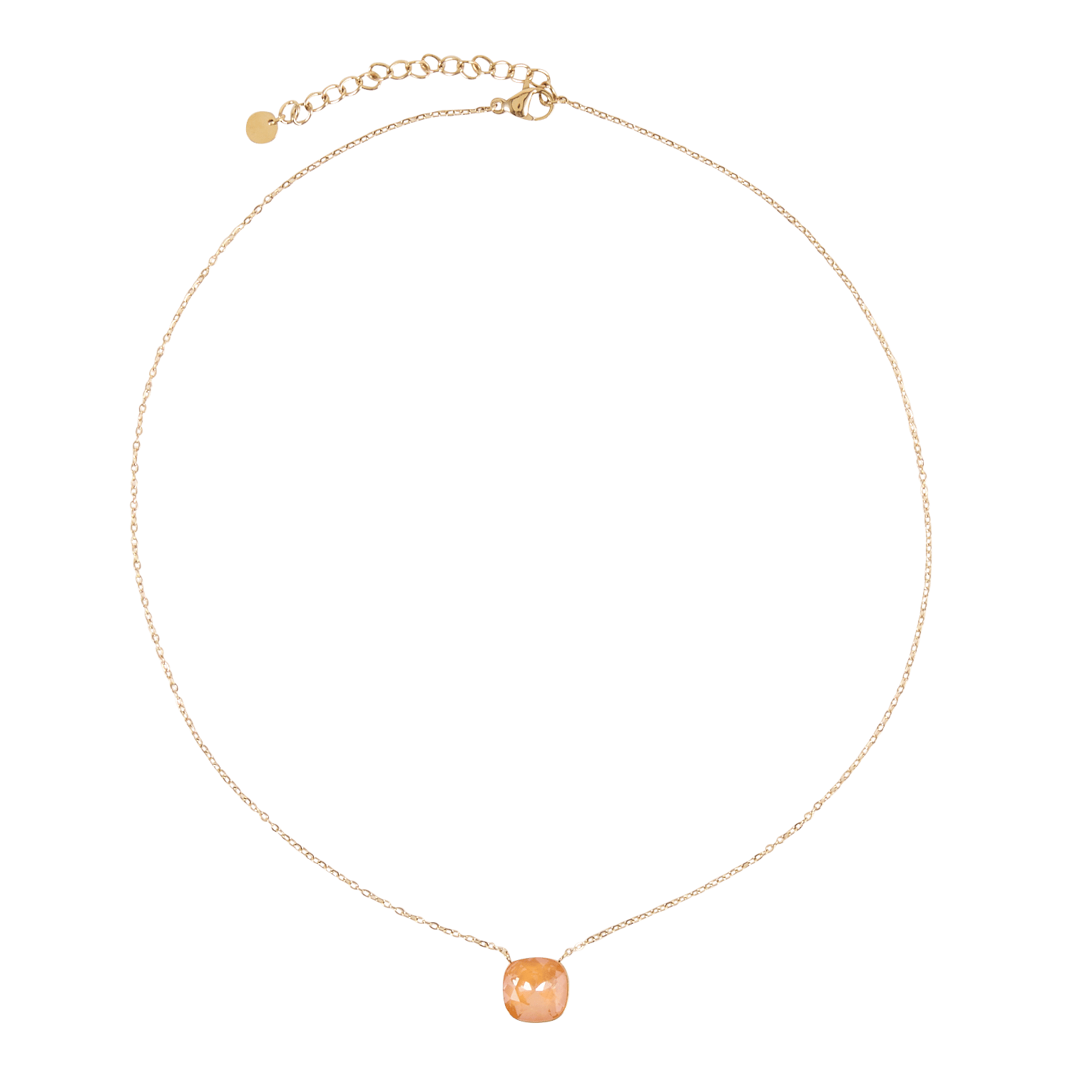 Halskette aus Stahl AU PRINTEMPS PARIS Orange