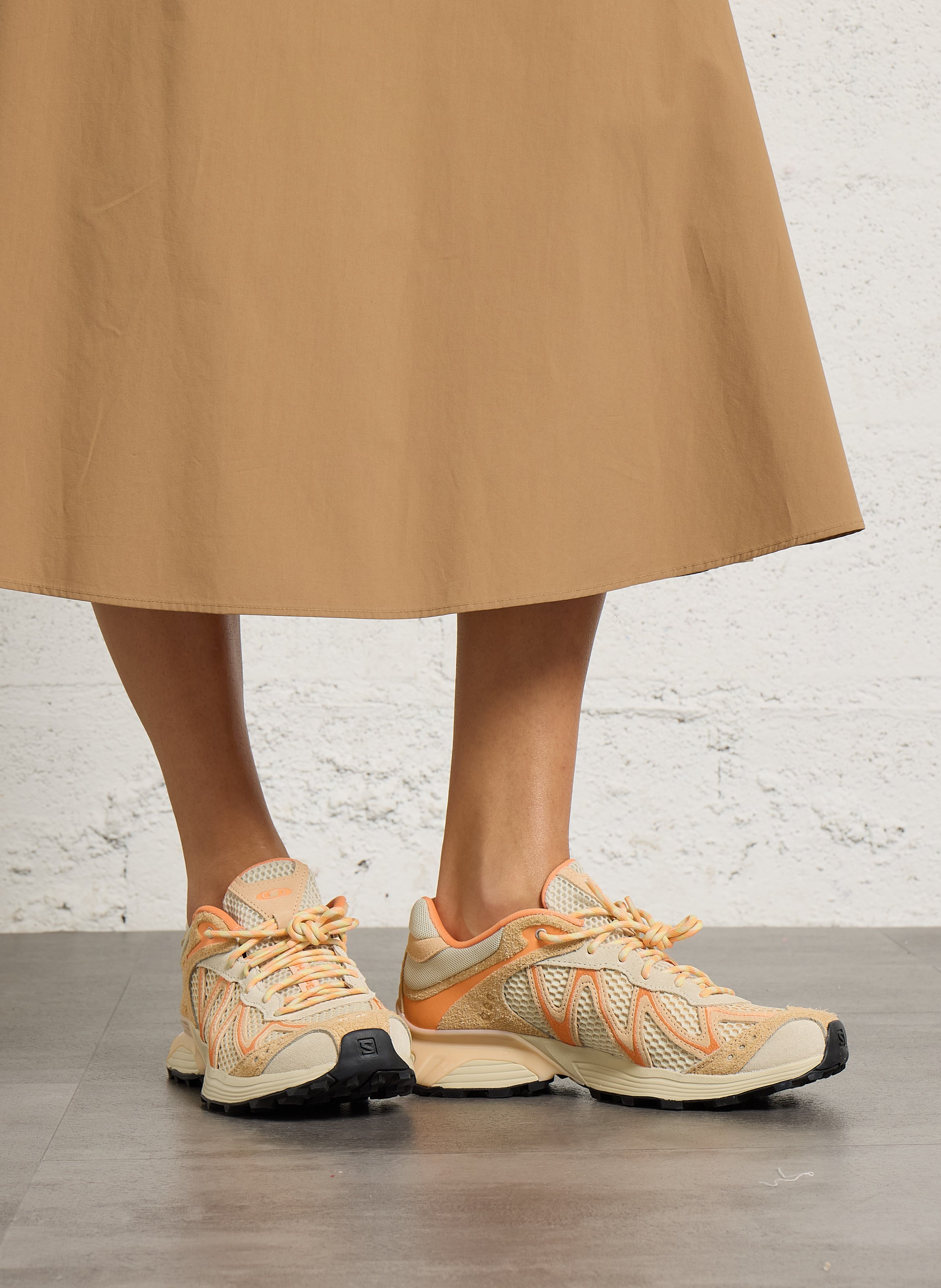 Canvas low-top sneakers SALOMON Green