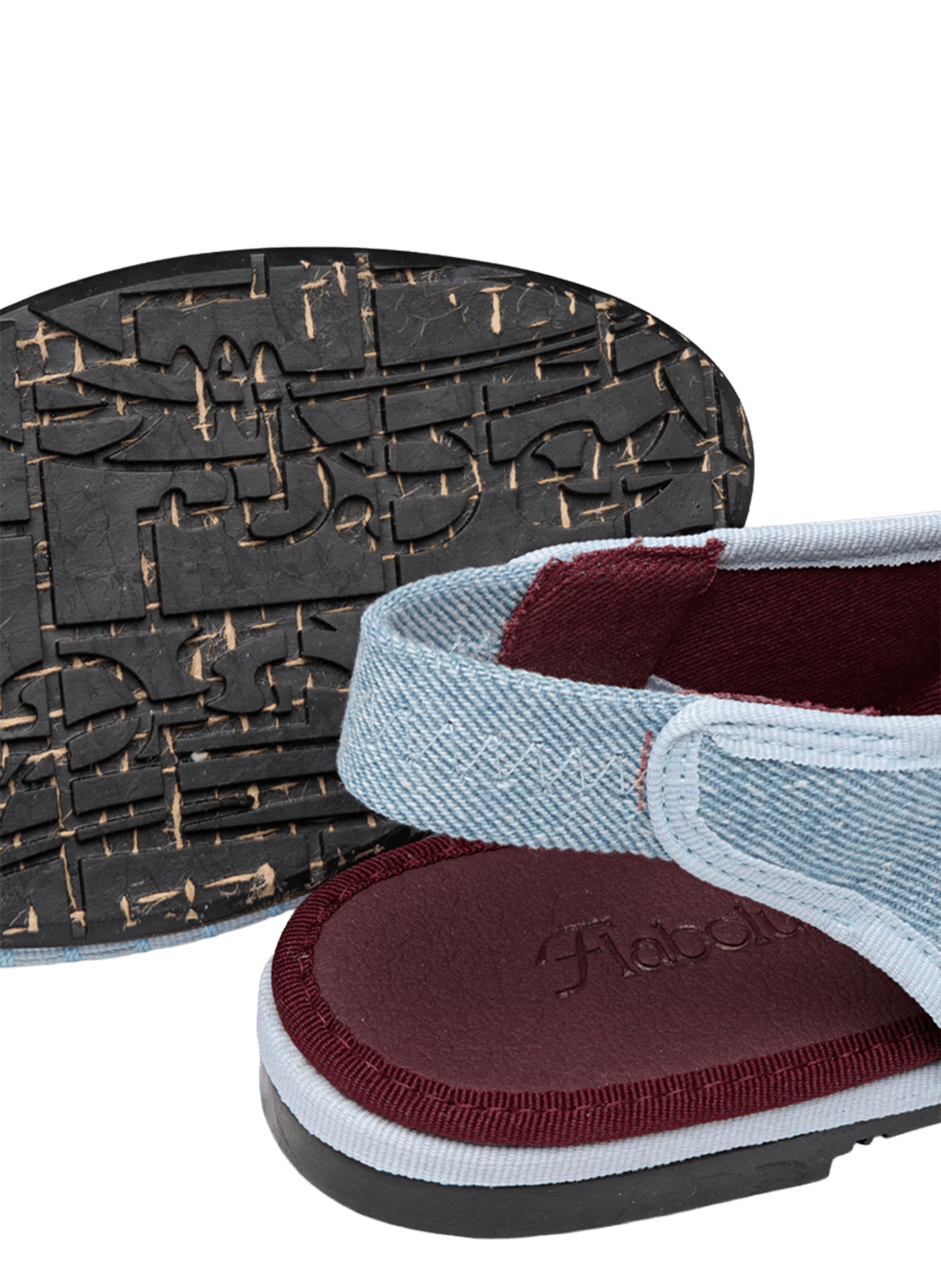 Ballerinas aus Baumwolle FLABELUS Blau