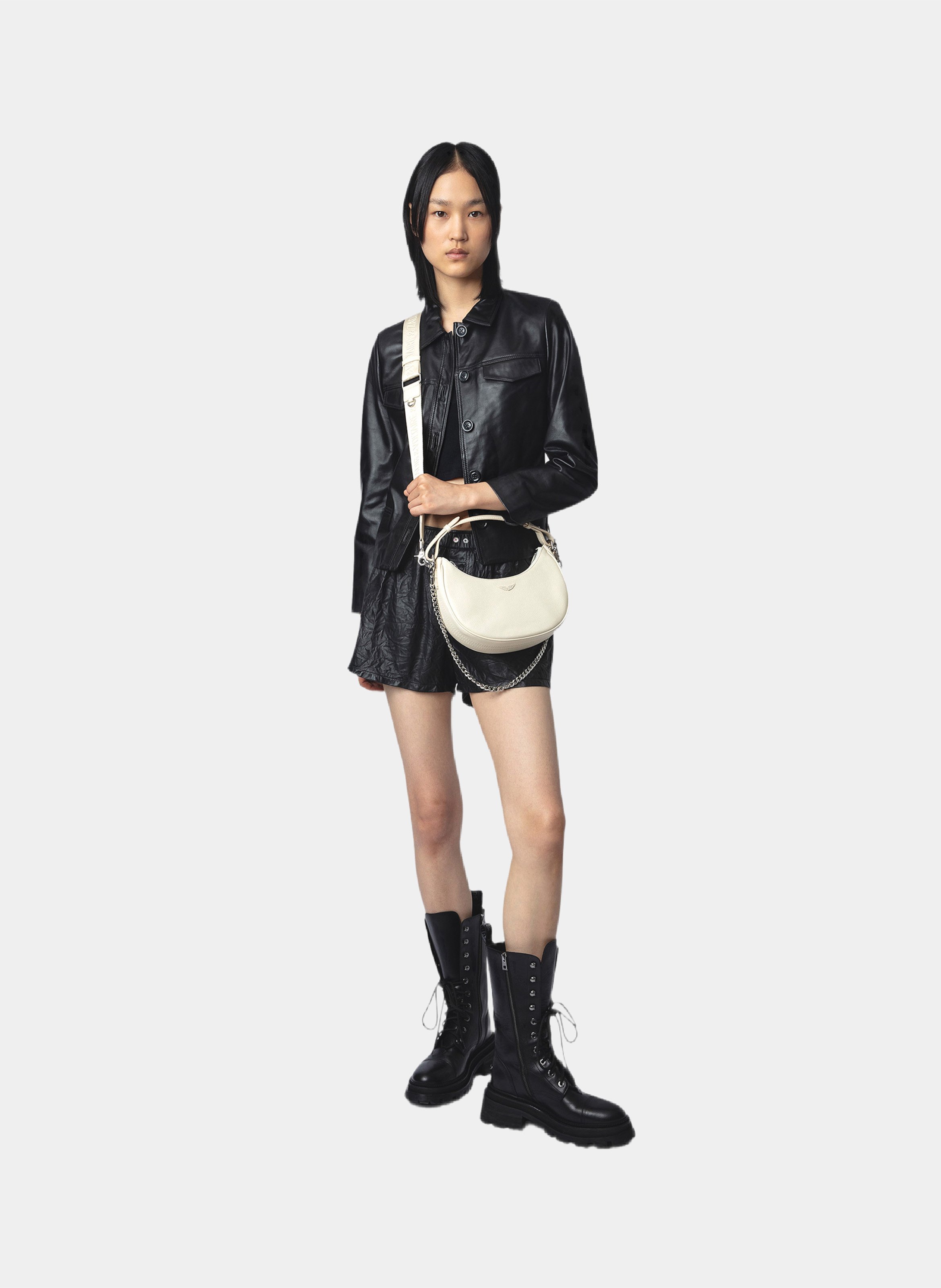 Borsa a spalla in pelle | Bianco ZADIG&VOLTAIRE Donna