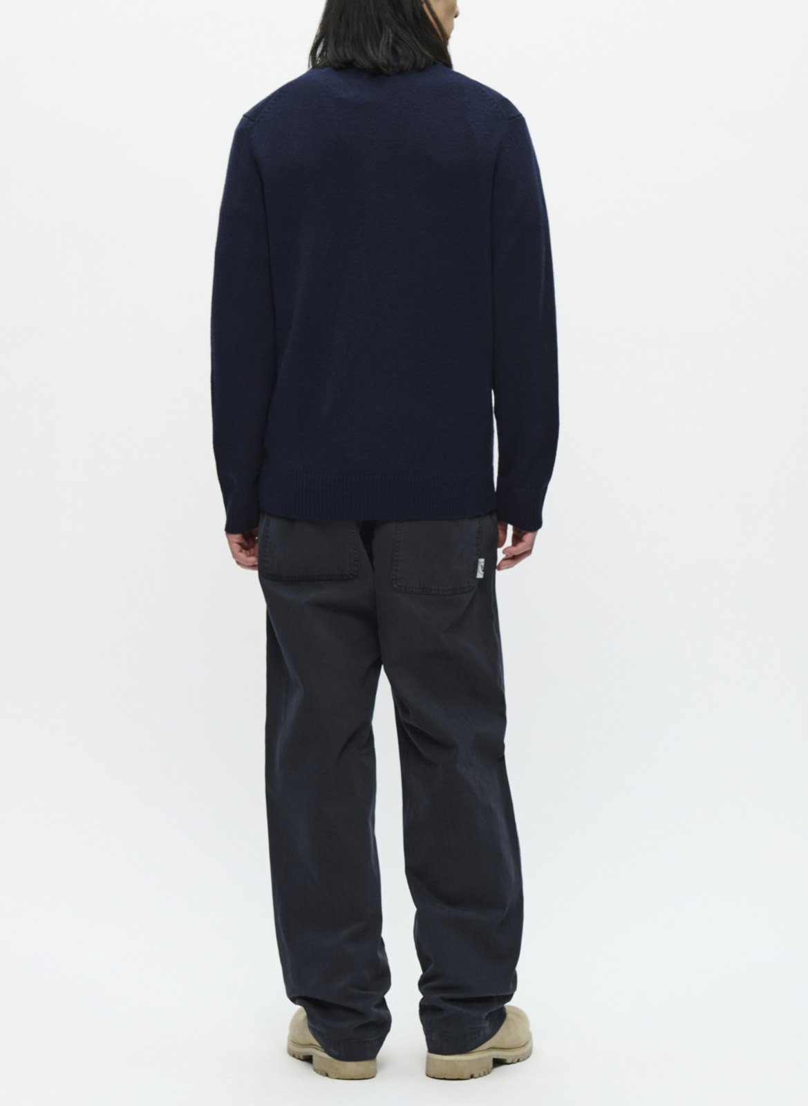 Pull droit en laine WOOD WOOD Bleu