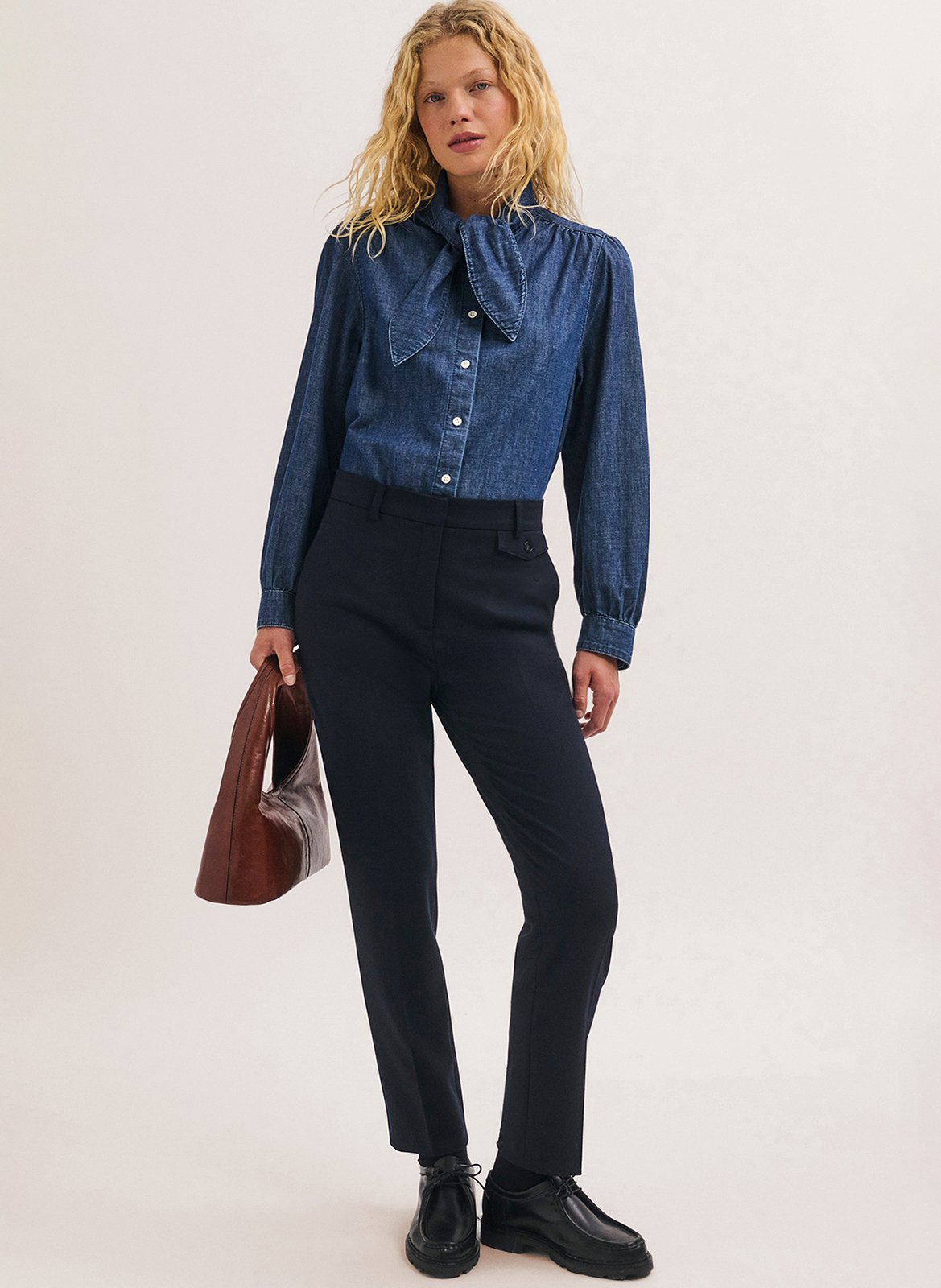 Straight-cut pants PABLO Blue