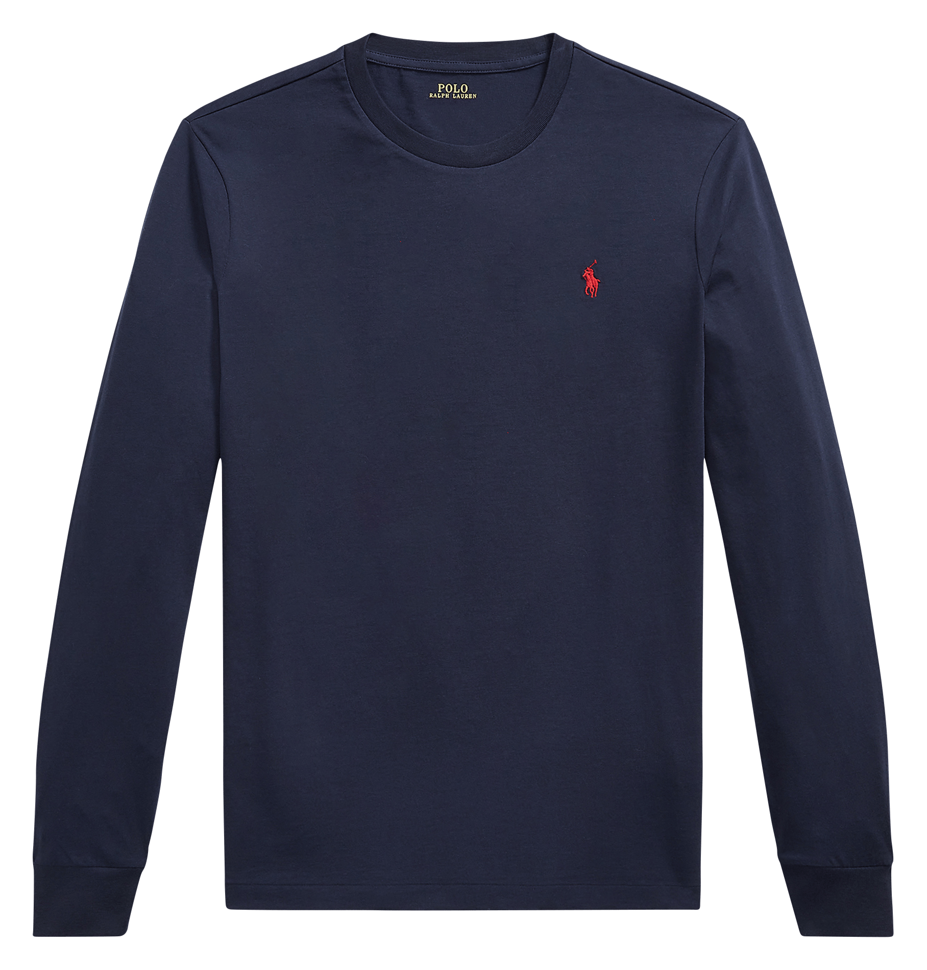 Mottled round-neck cotton-blend T-shirt POLO RALPH LAUREN