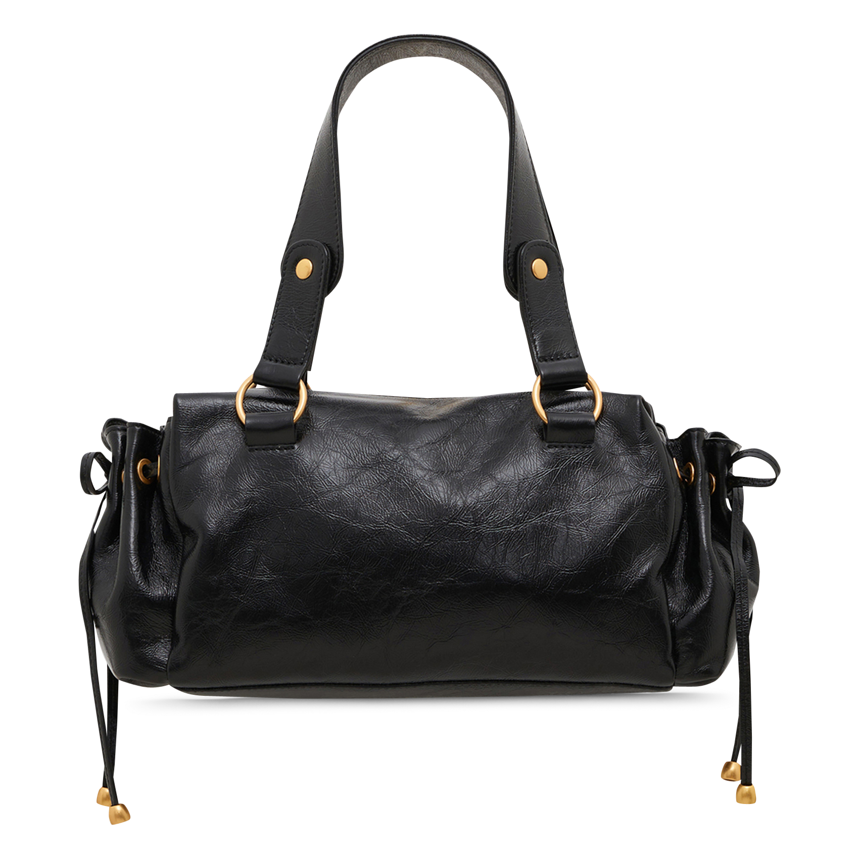 Bolso bandolera de cuero liso GERARD DAREL Negro