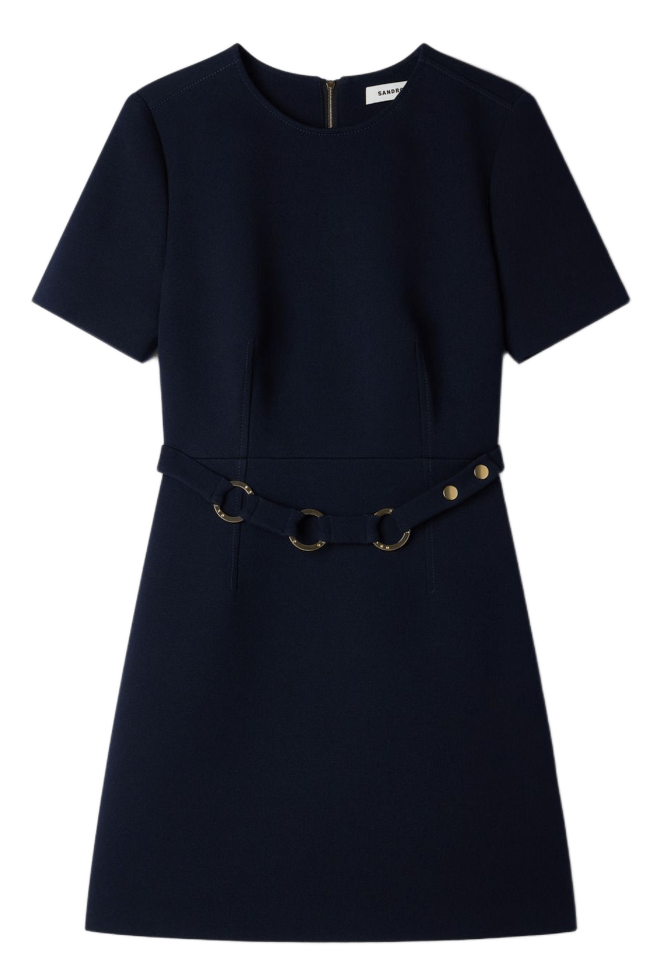 Robe courte évasée SANDRO Bleu