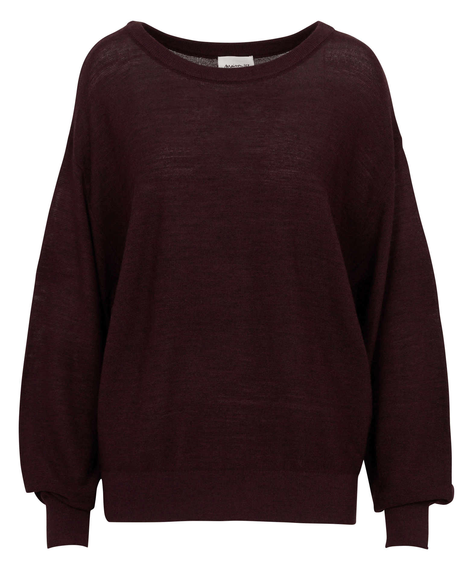 Pull droit col rond  MAISON 123 Violet