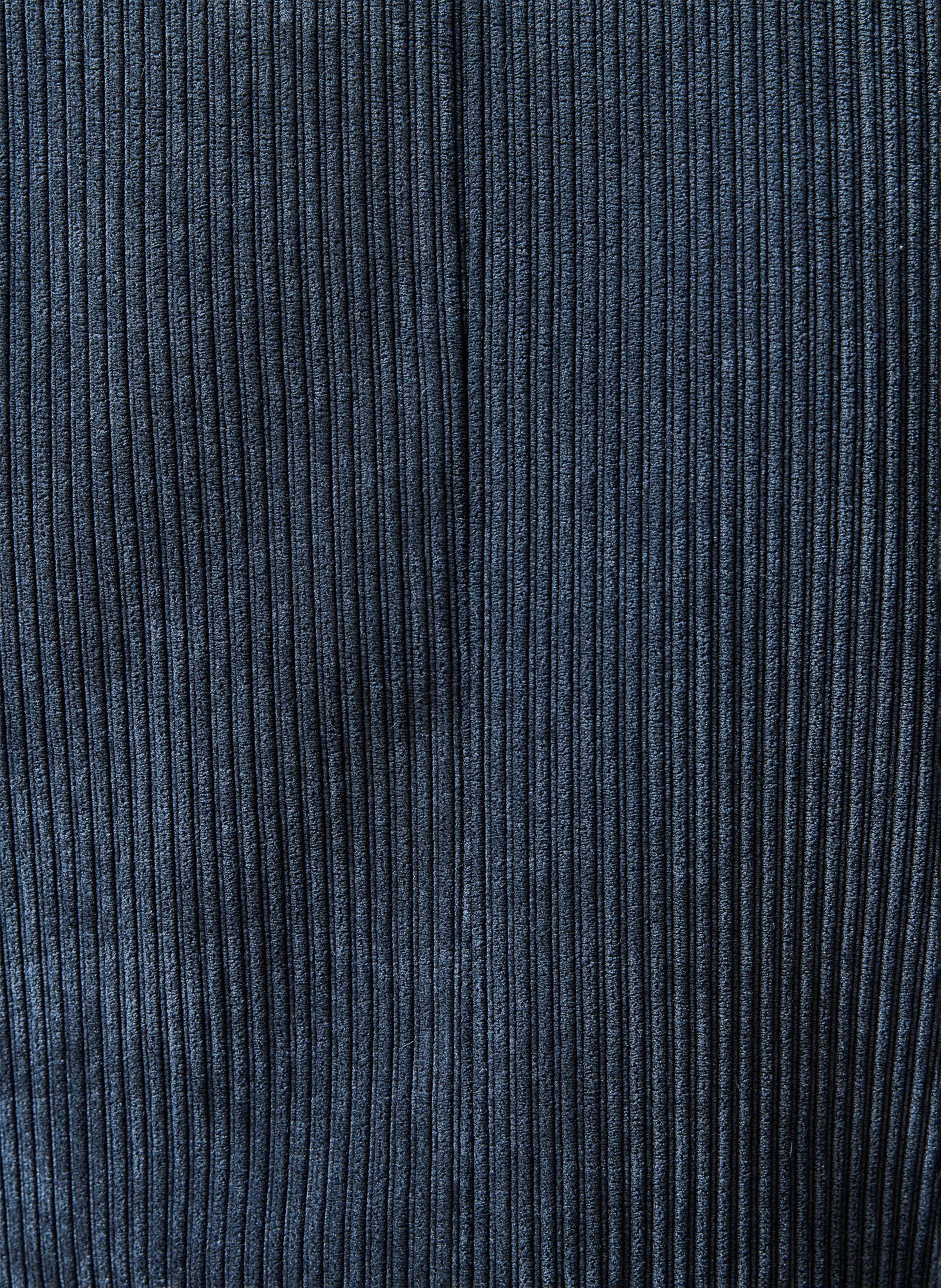 Straight corduroy tailored jacket LA FEE MARABOUTEE Blue