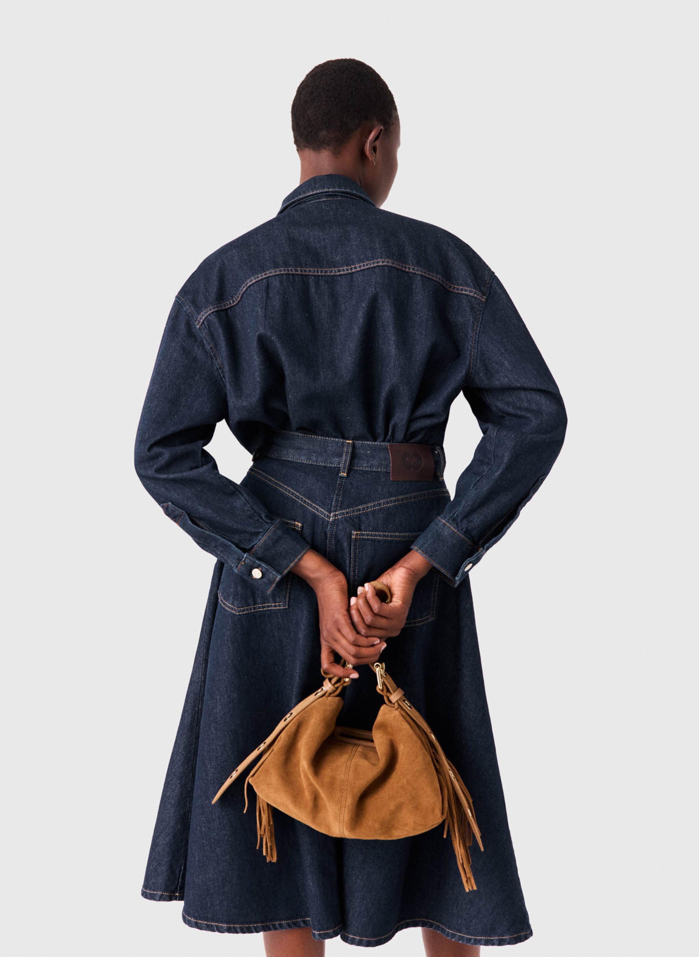 Bridget denim shirt MAJE Blue