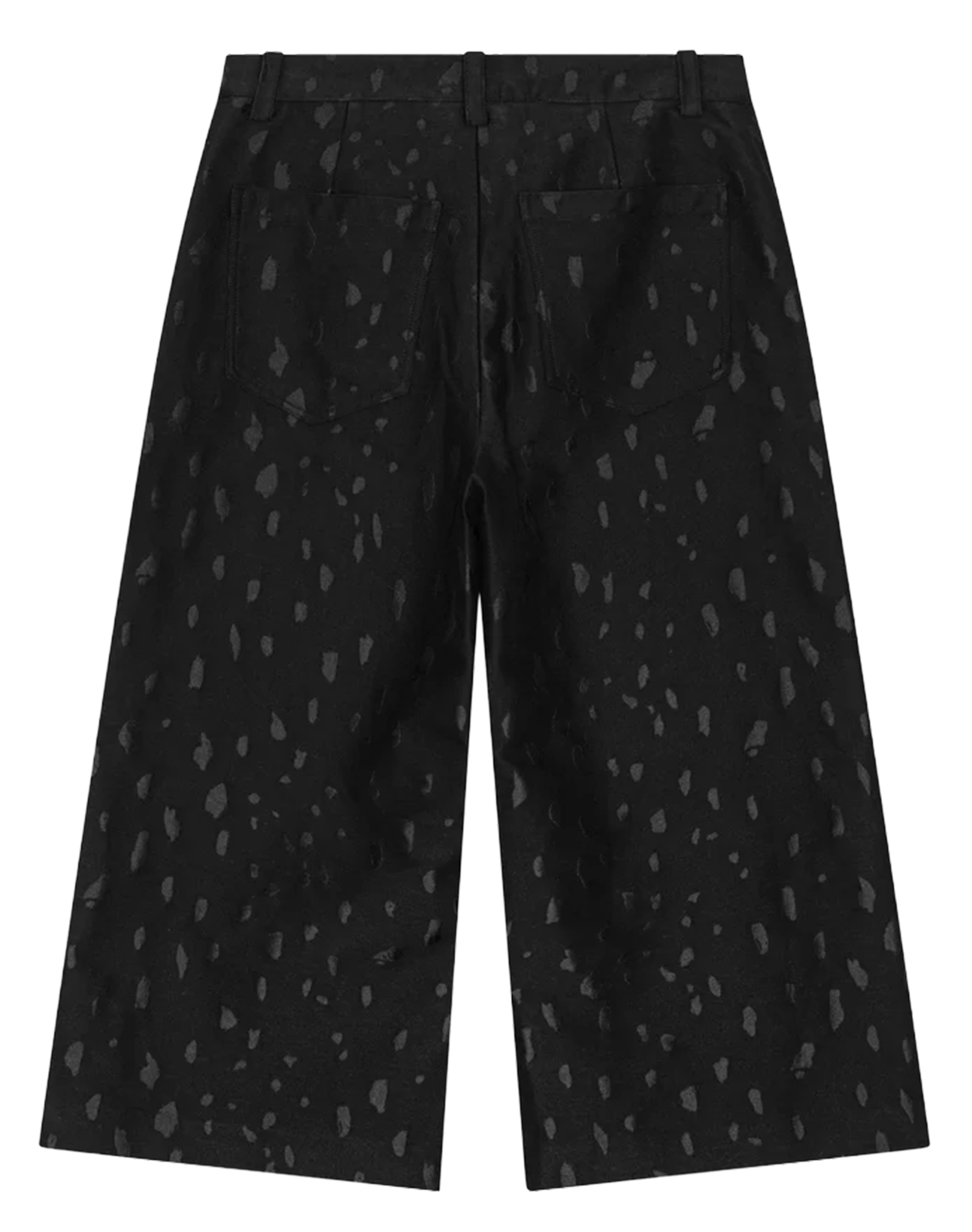 Weite 3/4-Jacquardhose BAUM UND PFERDGARTEN Schwarz