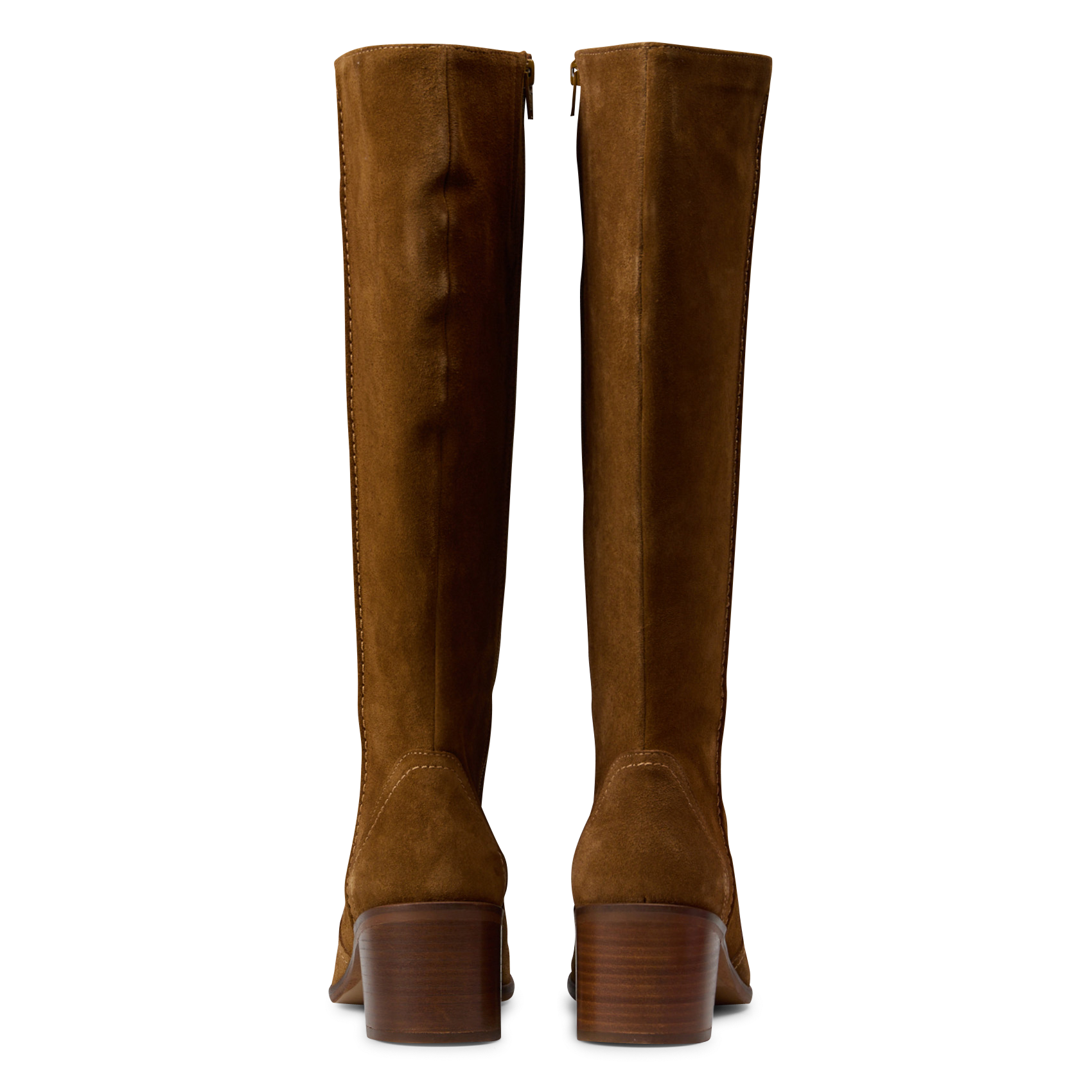 Bottes à bout rond en cuir | Marron MELLOW YELLOW Femme