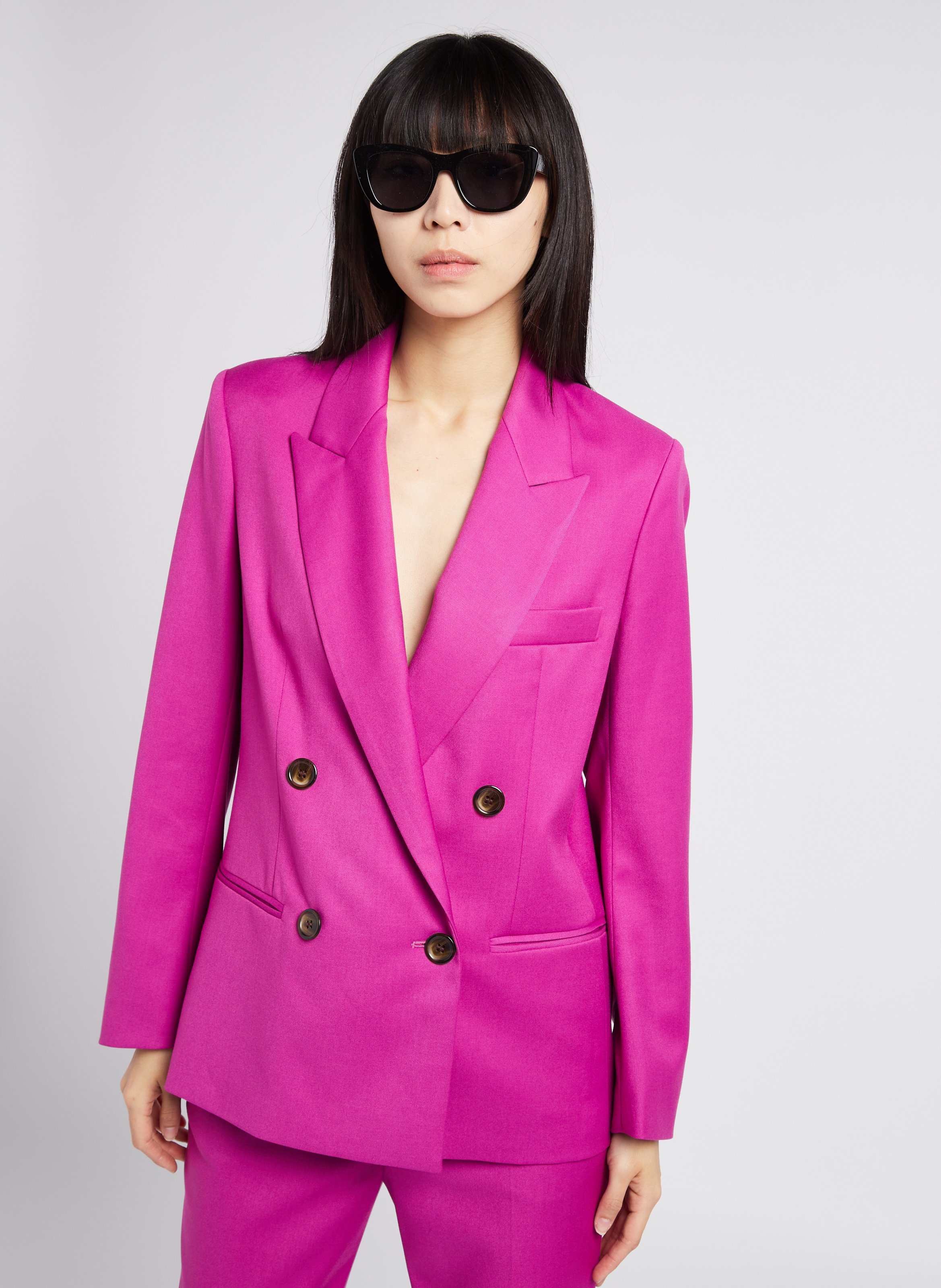 Ruimvallende blazer COLLECTORS CLUB Roze