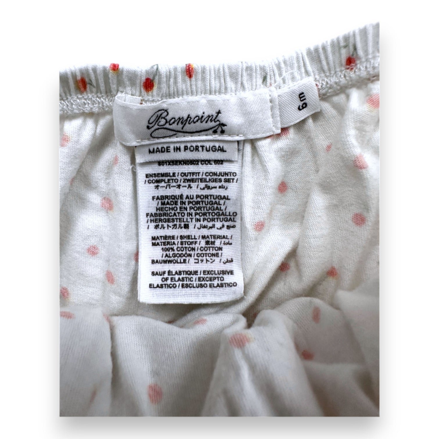 White Baby Bloomers - 6 months BONPOINT - Seconde Main White