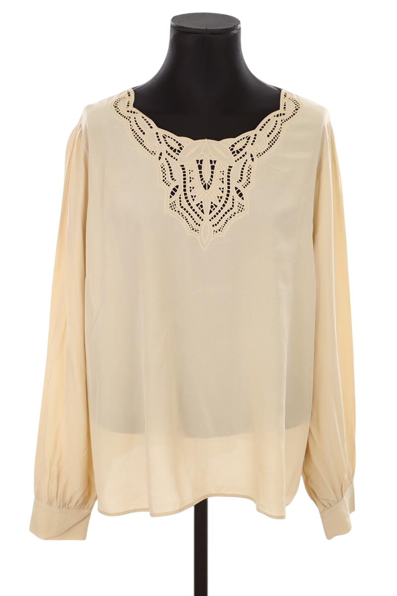 Silk blouse SEZANE - Seconde main Beige