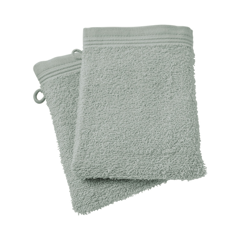 Set of 2 washcloths COTON PUR