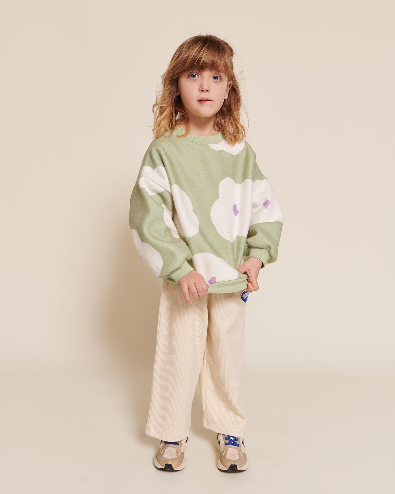 The Sam sweatshirt in recycled fleece EMOI EMOI Green
