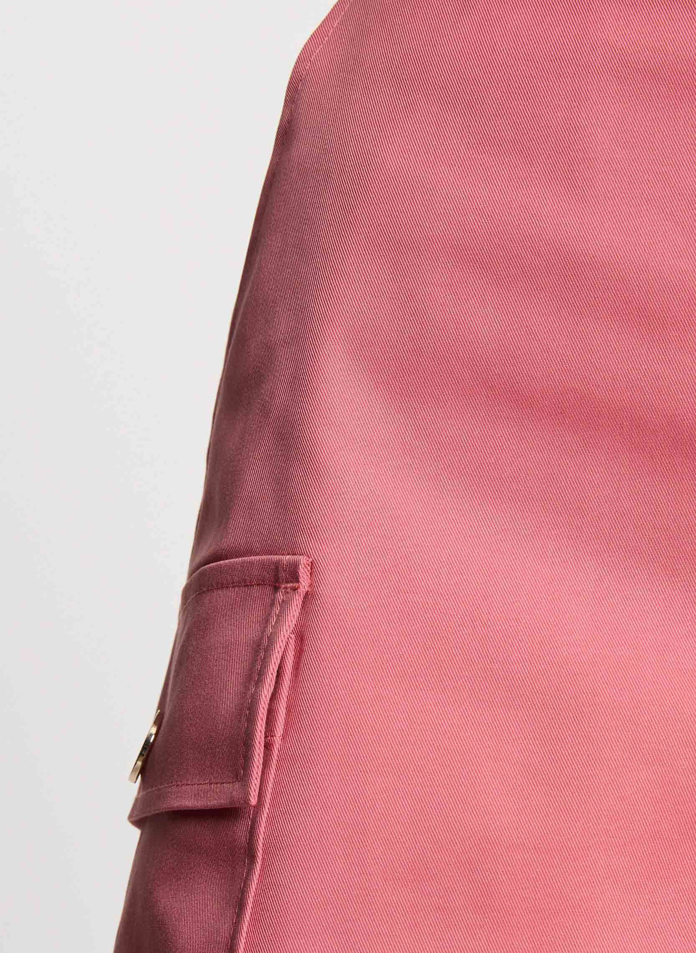 Jupe courte en coton mélangé MORGAN Rose