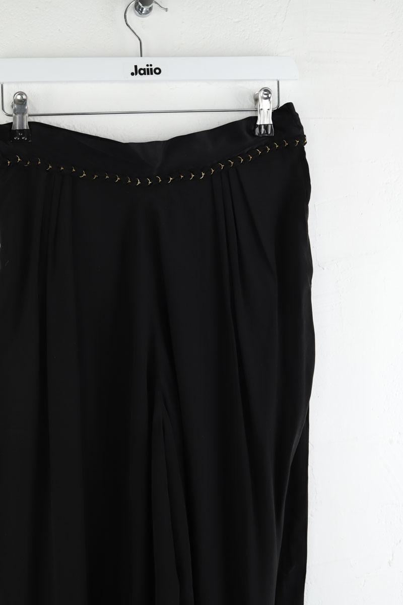 Silk trousers ANTIK BATIK - Seconde Main Black