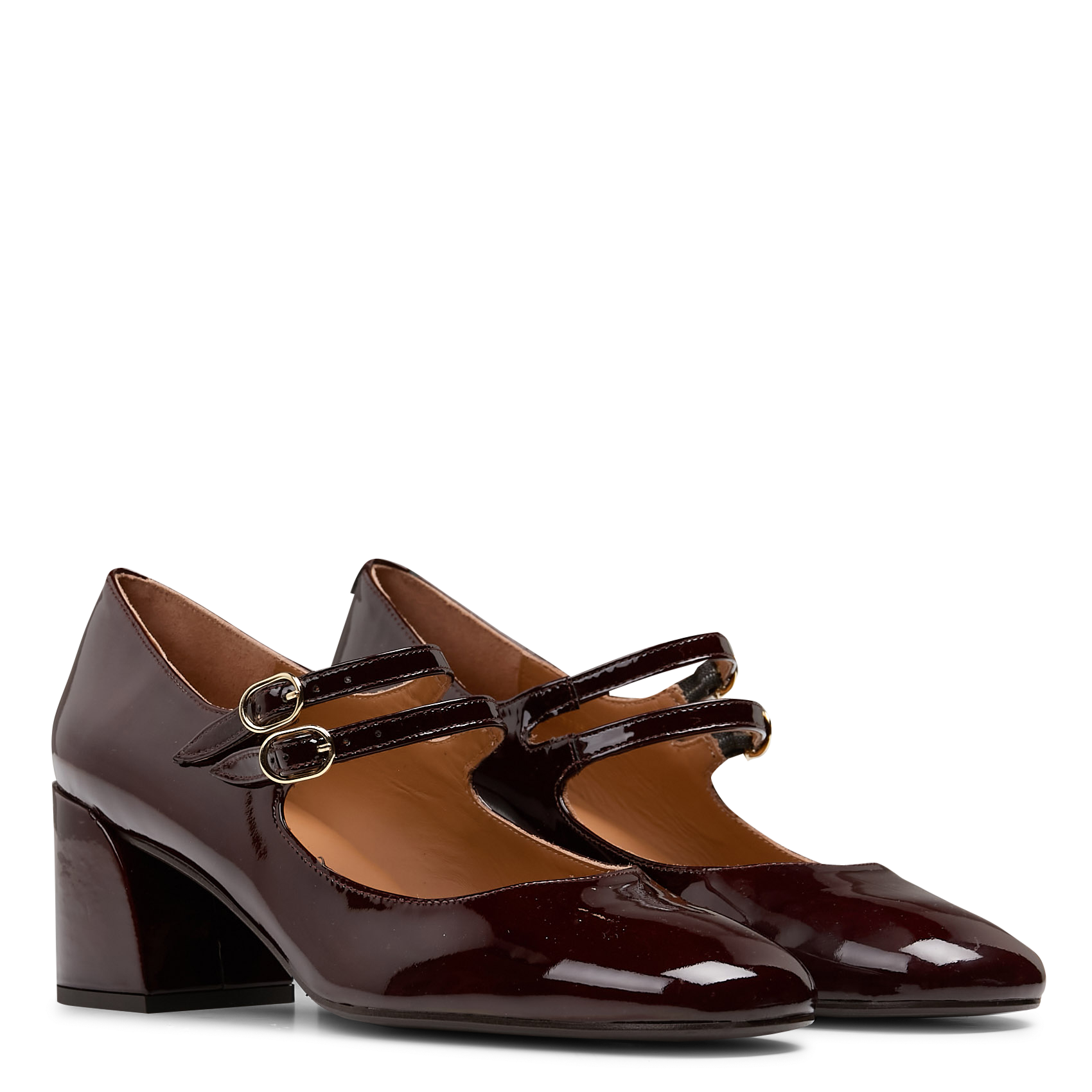 Lakleren Mary Jane-schoenen  BILLI BI Bruin