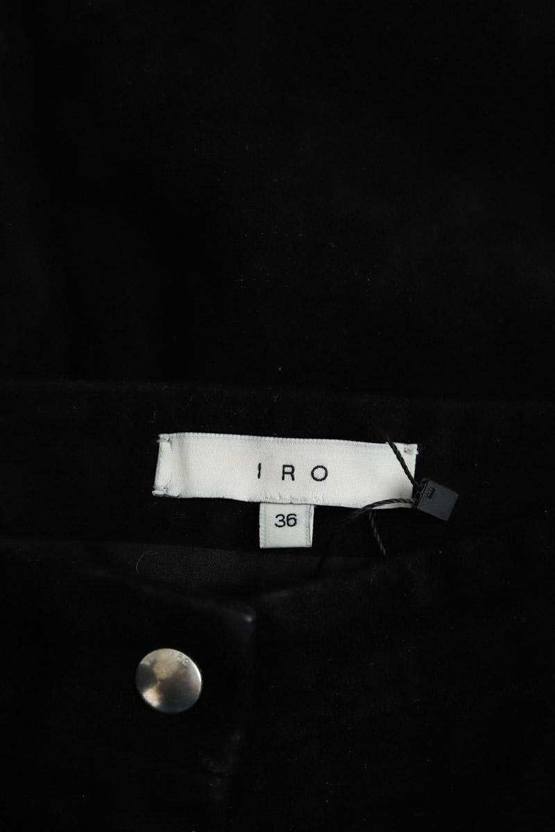 Suede mini skirt IRO - Seconde Main Black