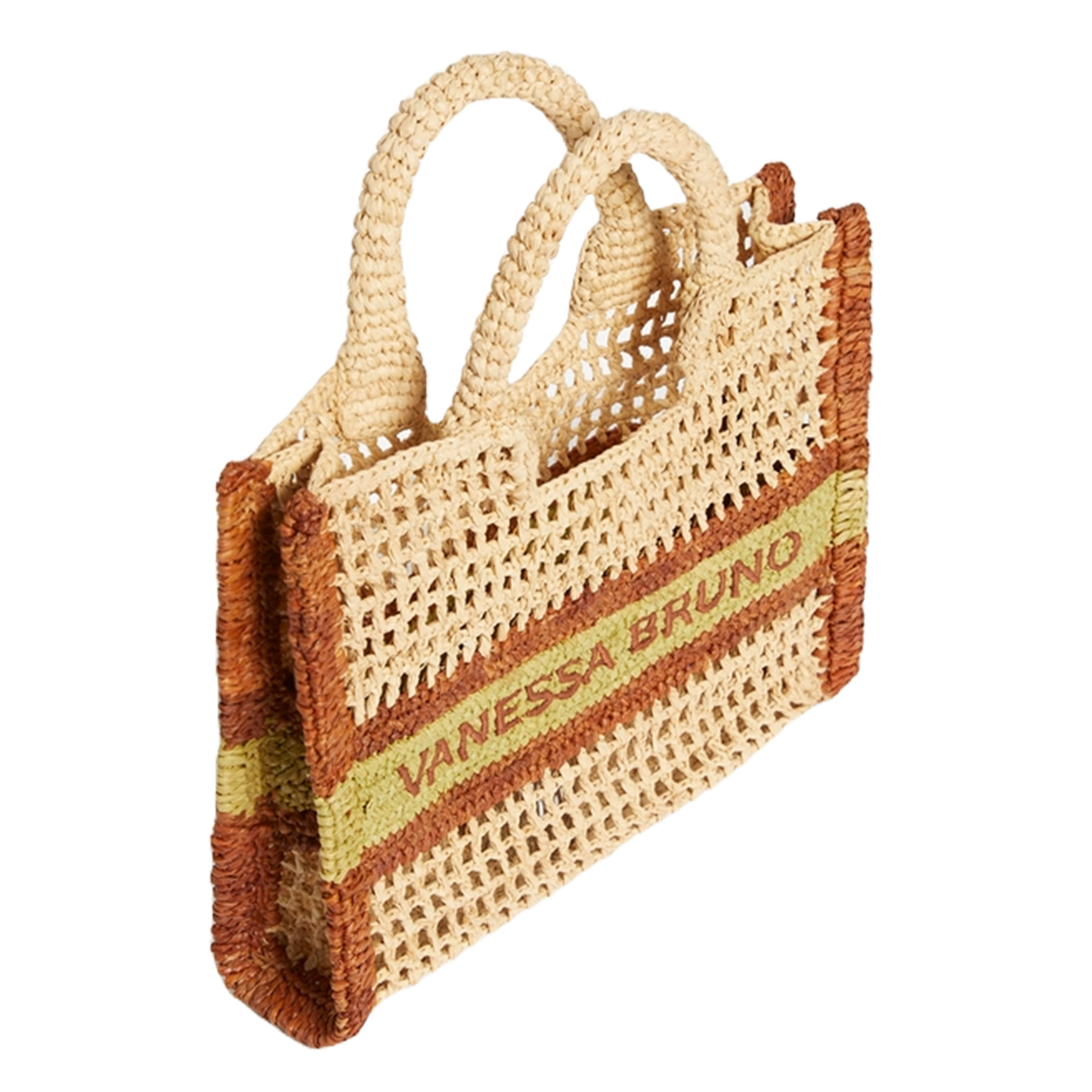 Boodschappenmand van raffia VANESSA BRUNO Veelkleurig