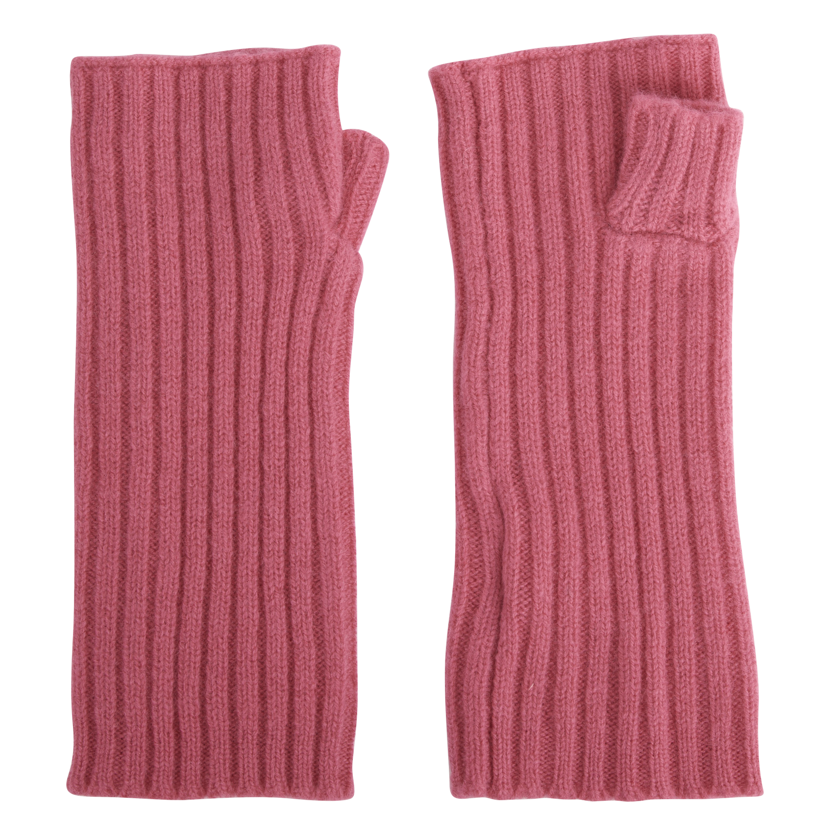Wool fingerless gloves BELLA JONES Pink