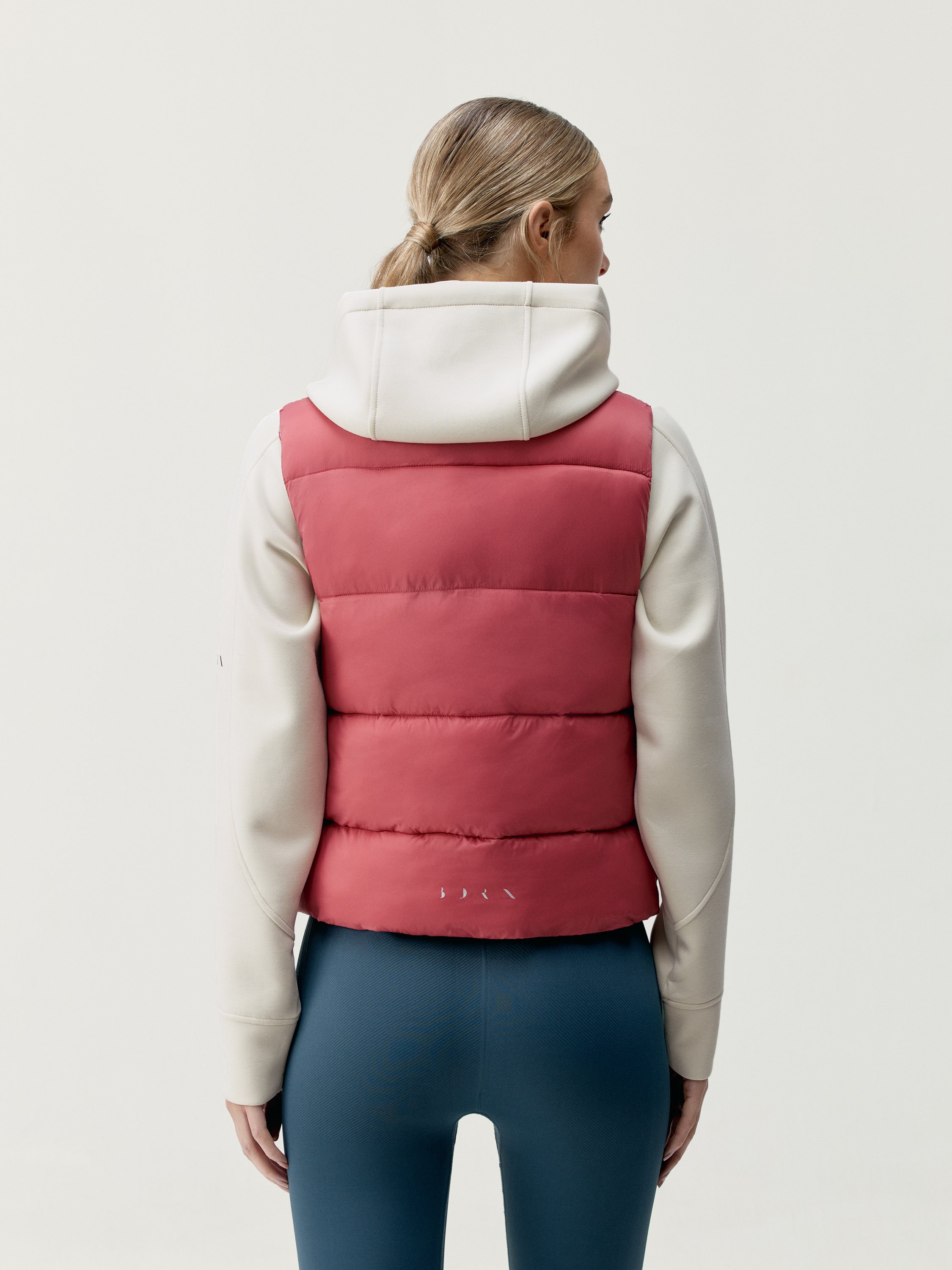 Sporty vest with zipper BORN LIVING YOGA Orange