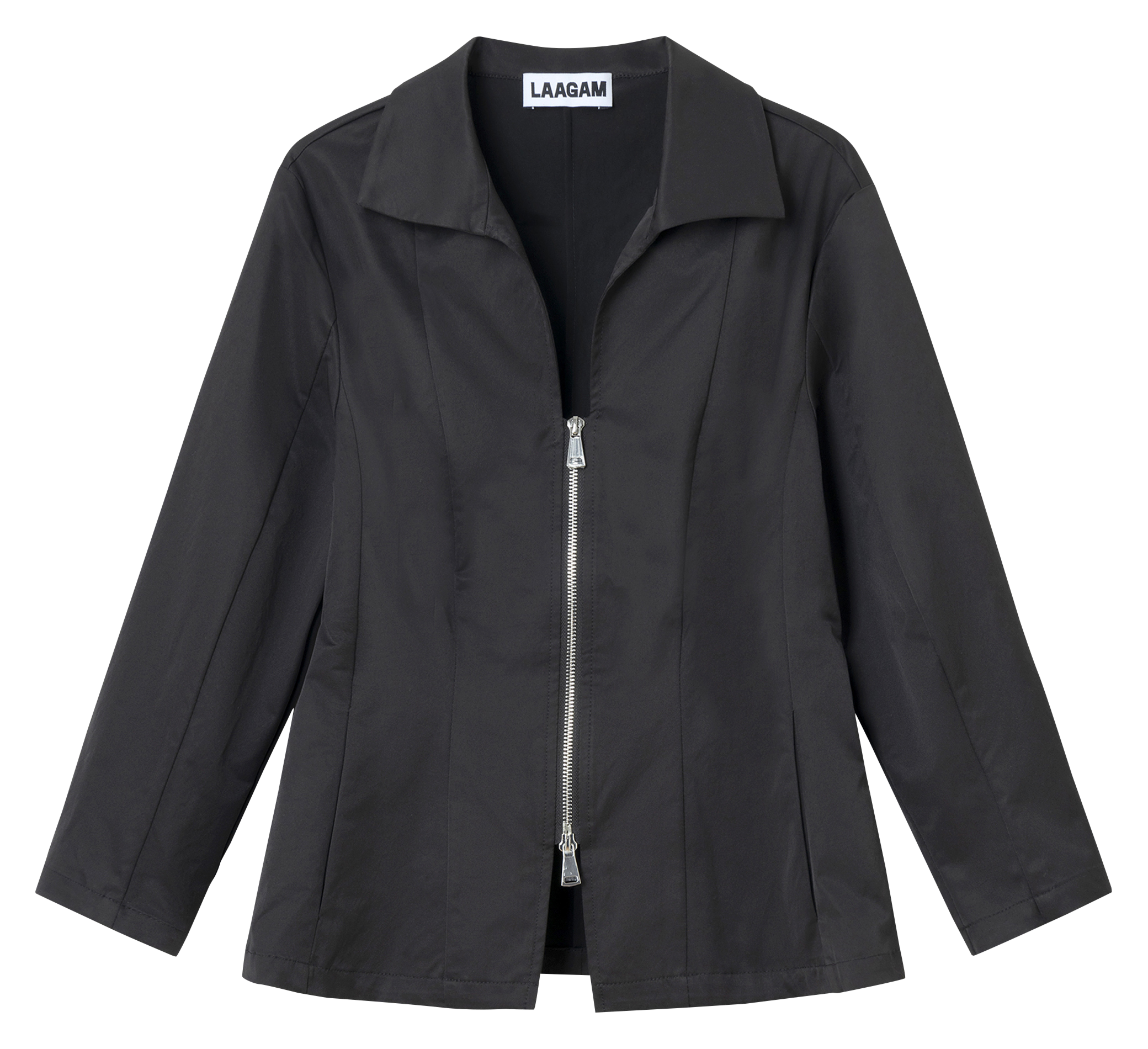 Effy - Oberteil mit V-Ausschnitt LAAGAM Schwarz