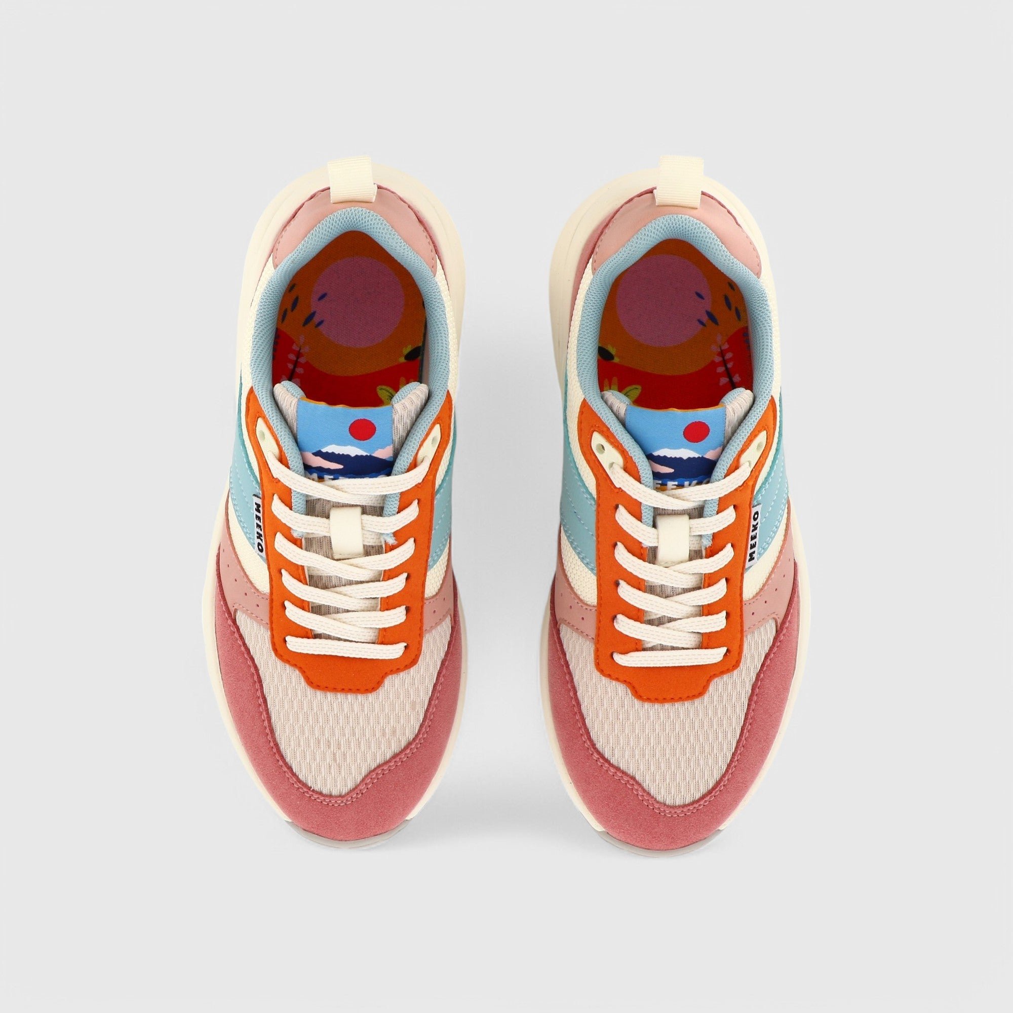 Technical and durable sneakers MEEKO Pink