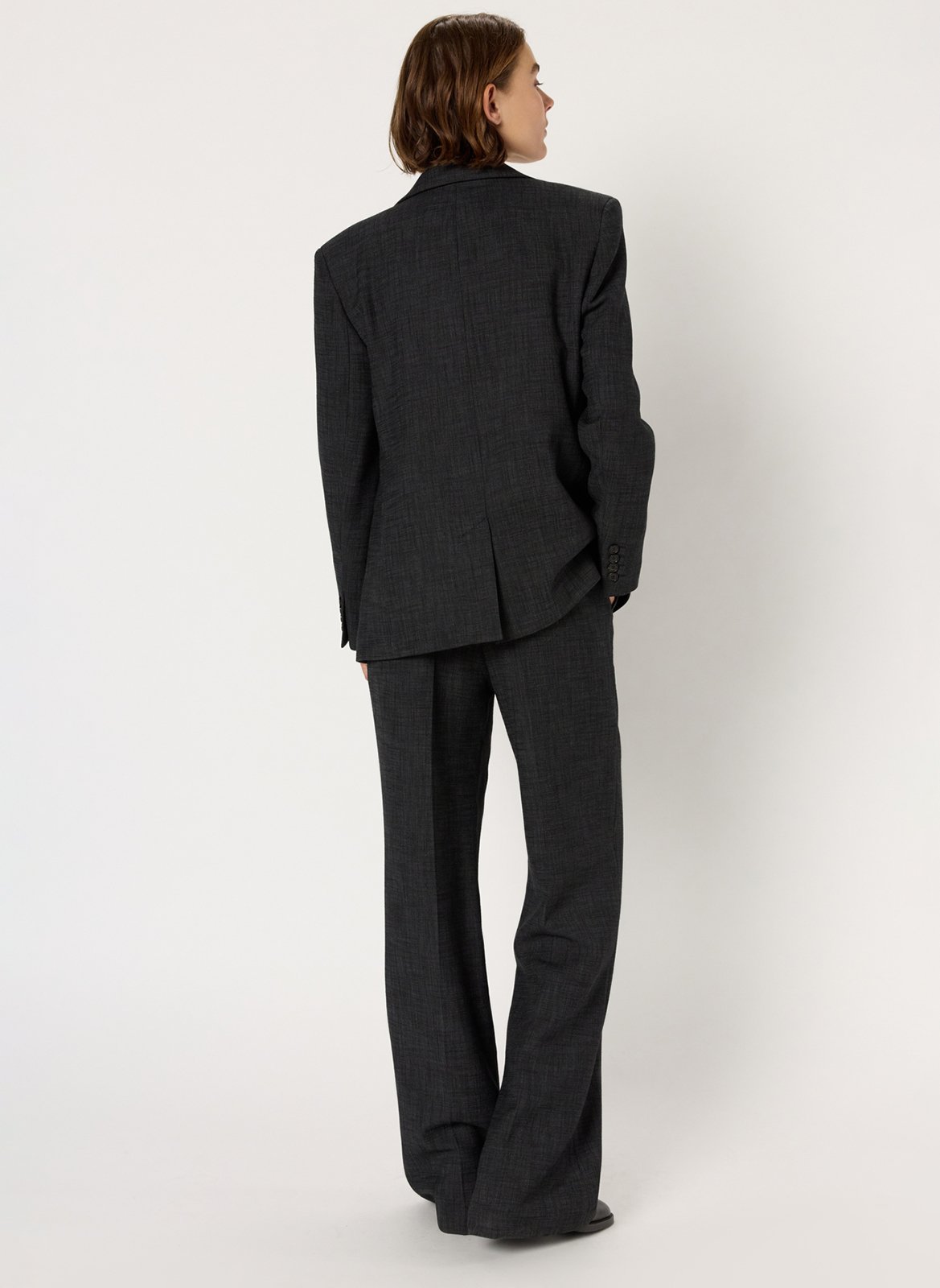 Fitted blazer jacket with a notched collar GERARD DAREL Grey