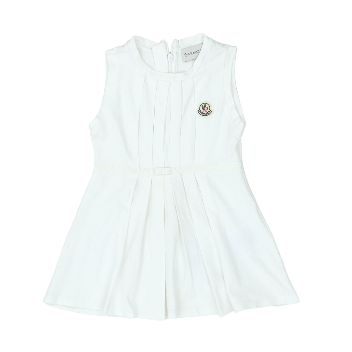 White Baby Dress - 24 months MONCLER - Seconde Main White