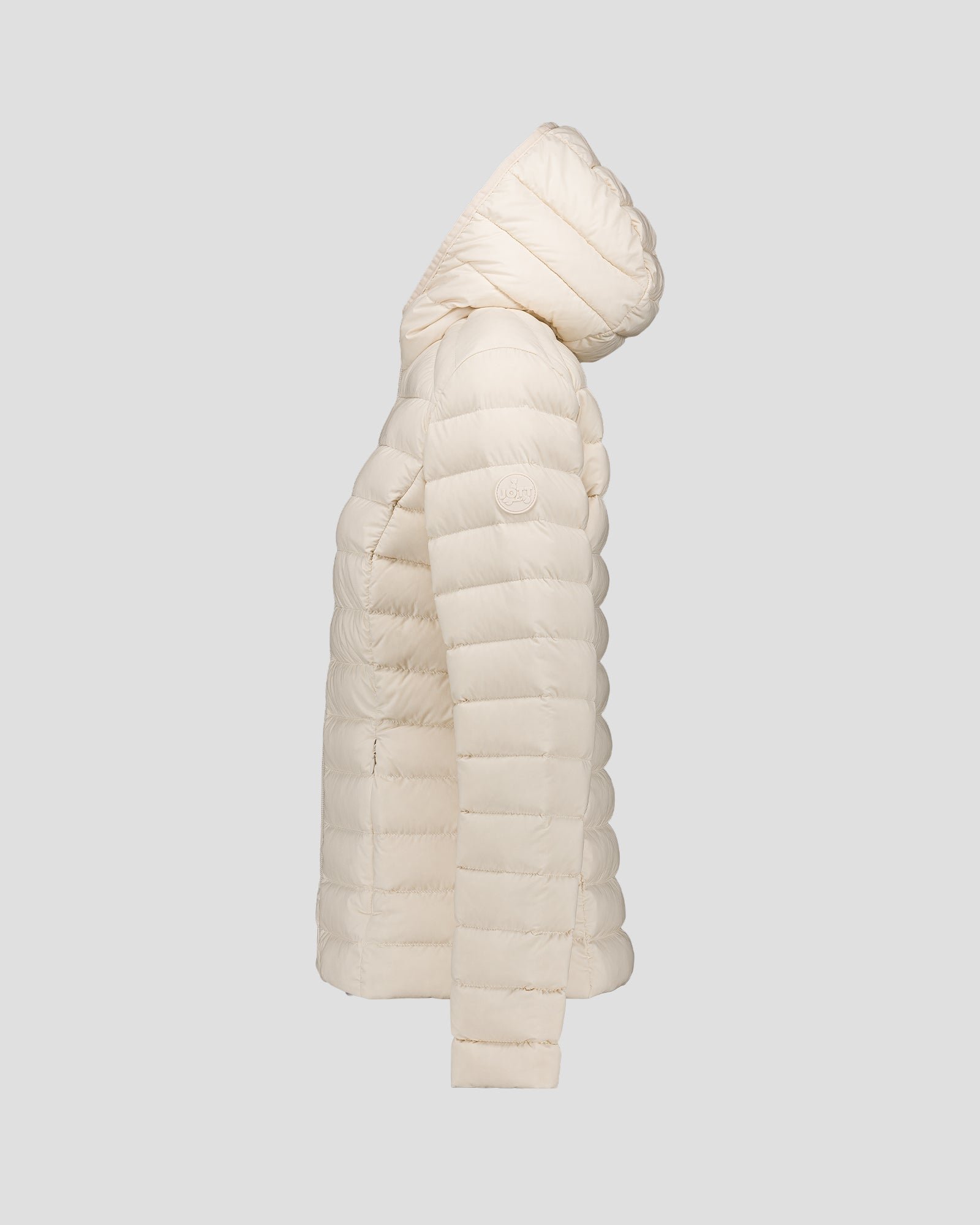 Lightweight stretch hooded puffer jacket Salma JOTT White