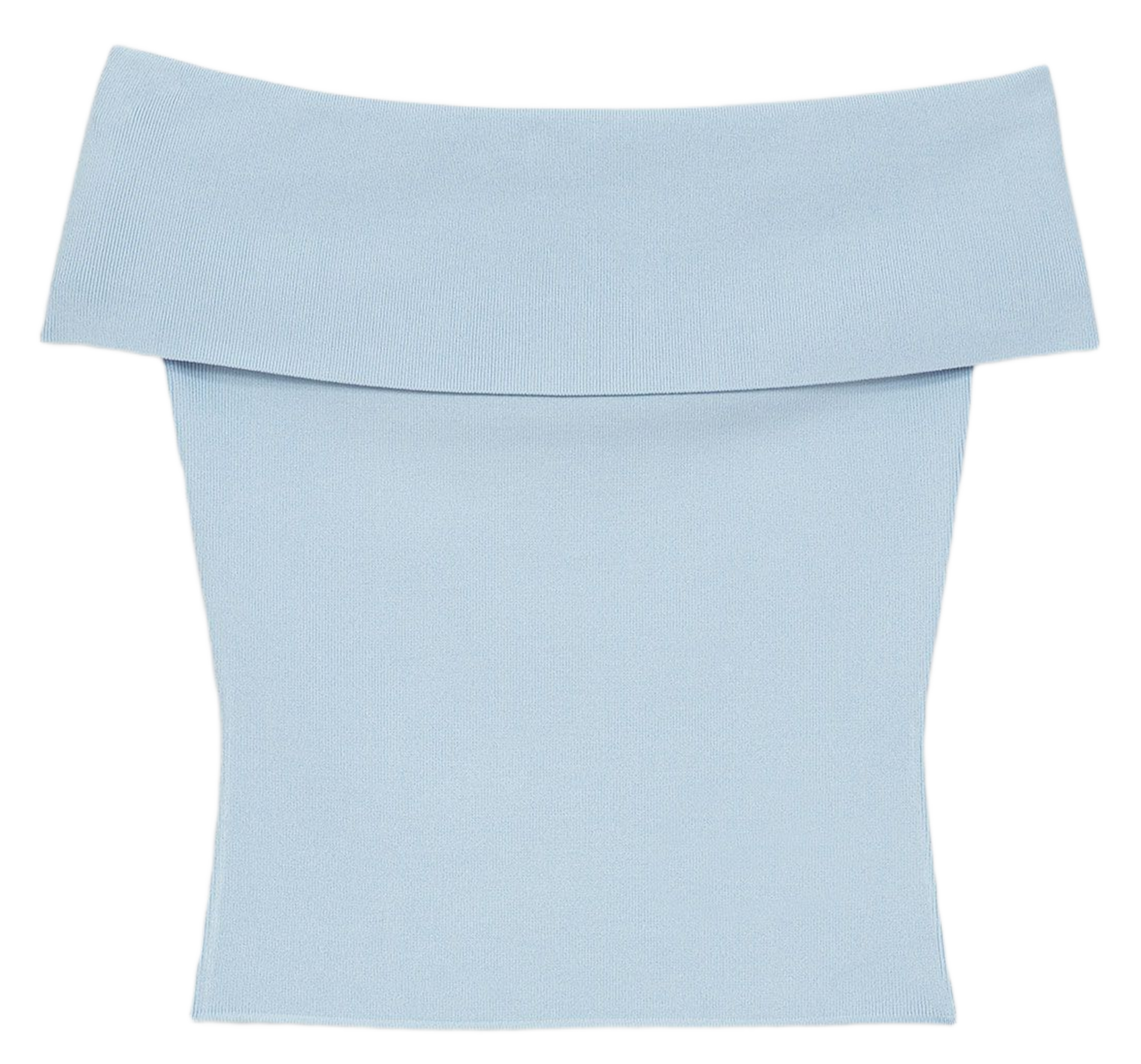 Aansluitende top met boothals MAJE Blauw