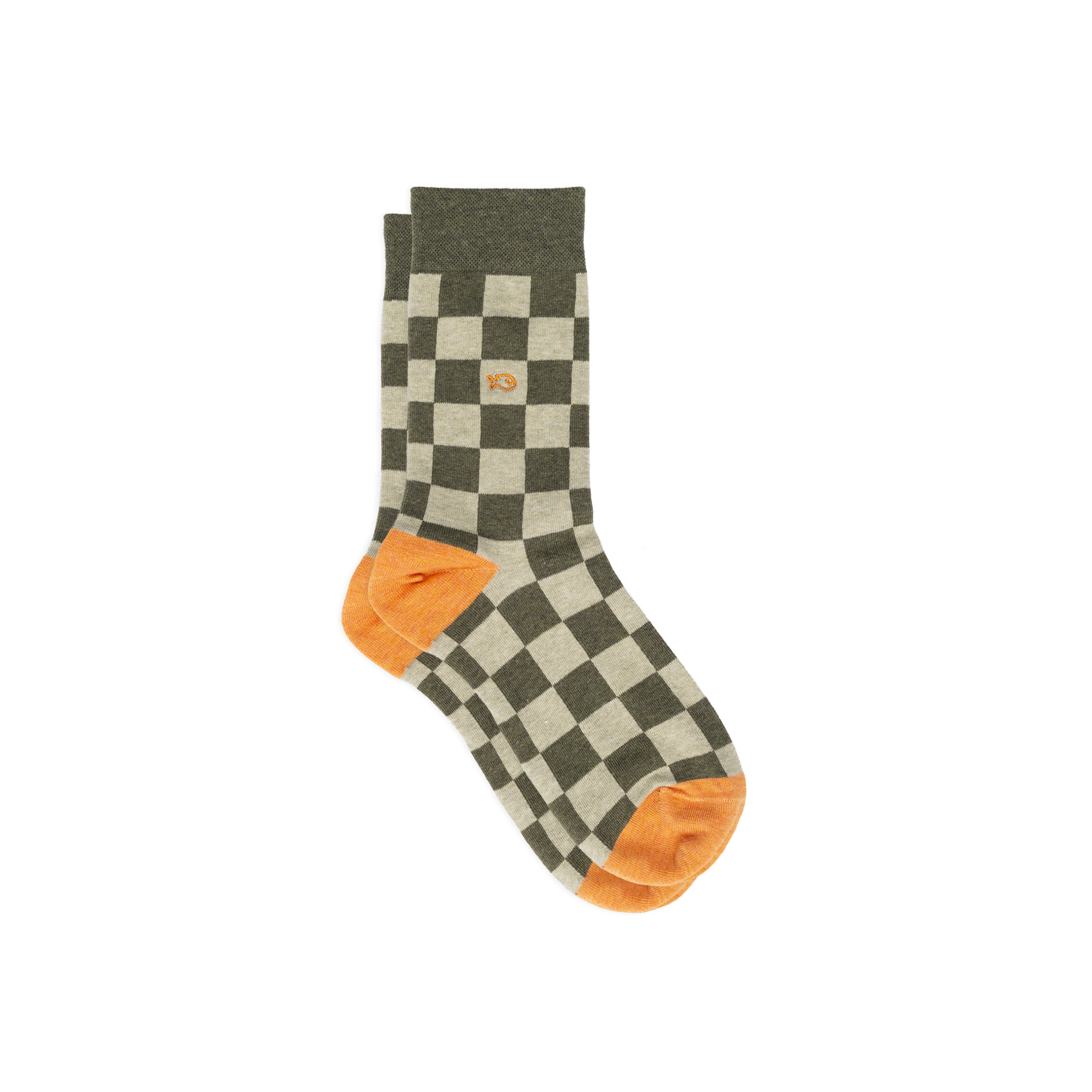 Checked combed cotton socks BILLYBELT