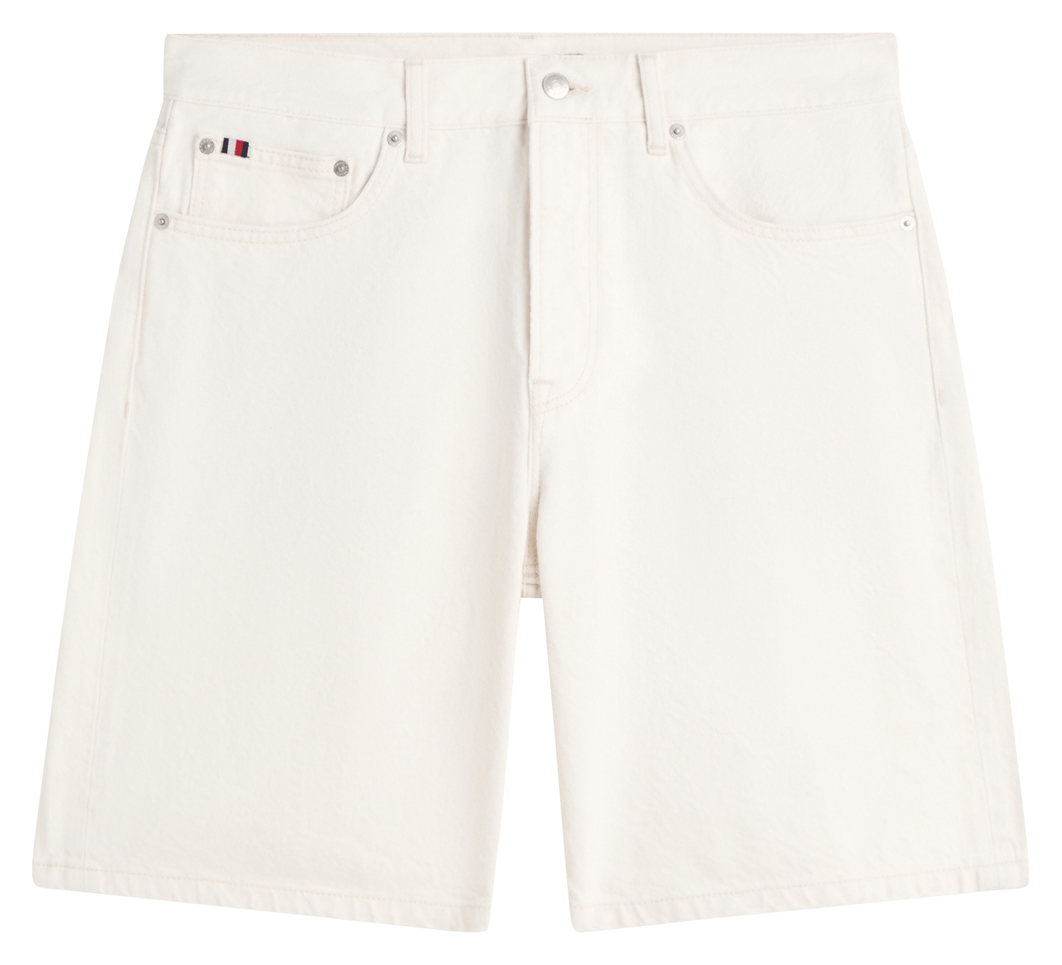 Short droit en coton TOMMY HILFIGER Jaune